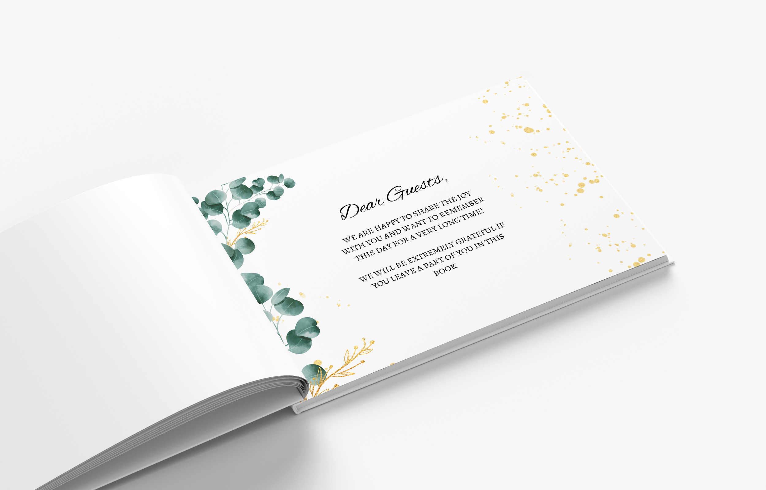 LEAFS Wedding Guestbook