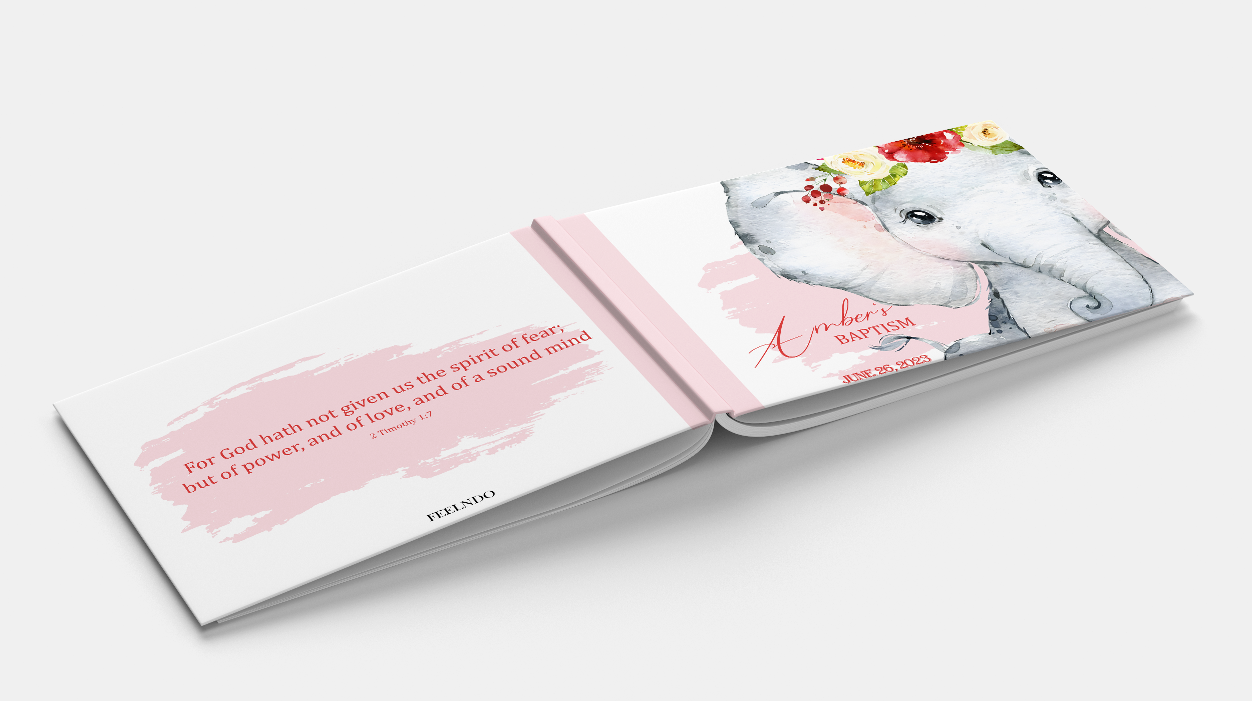 ELEPHANT Baptism Guestbook