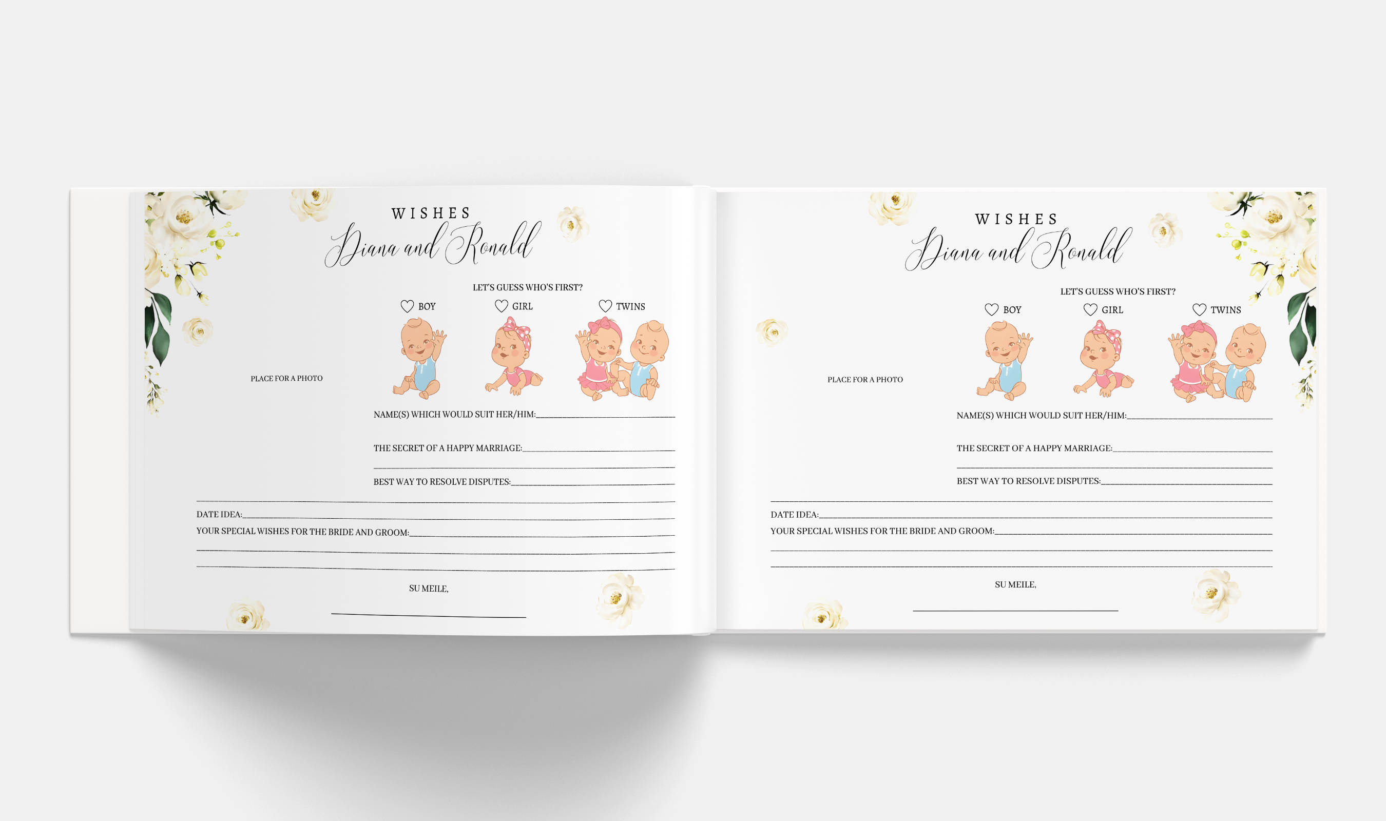 FOREVER Wedding Guestbook