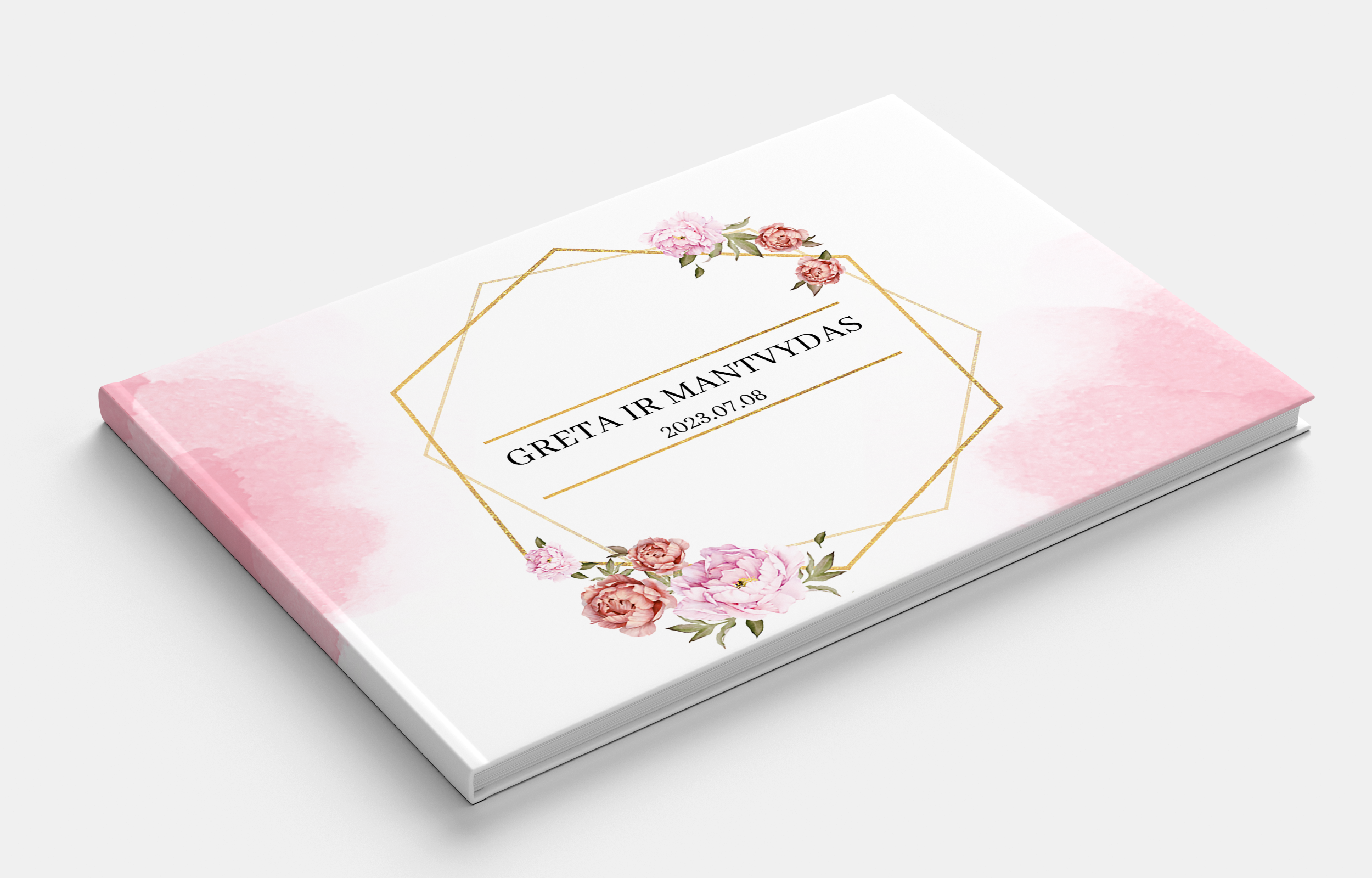 PEONY Vestuvių palinkėjimų knyga