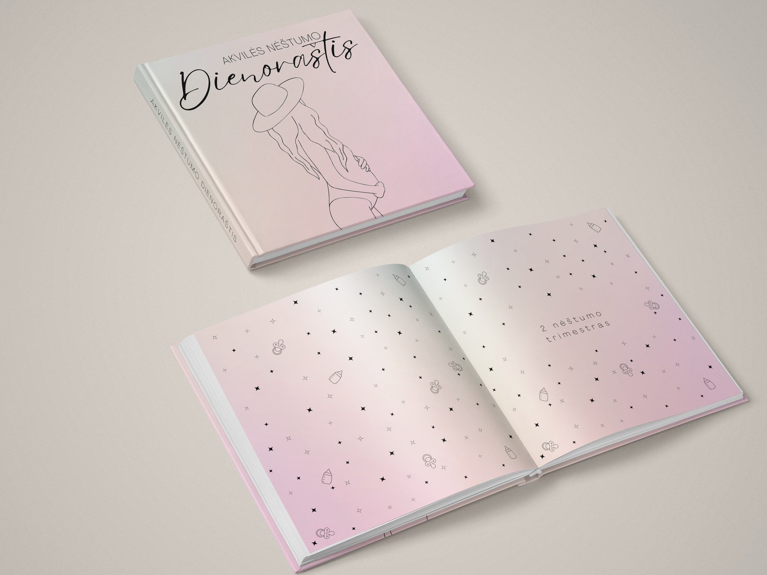 Vardinis Nėštumo Dienoraštis PINK