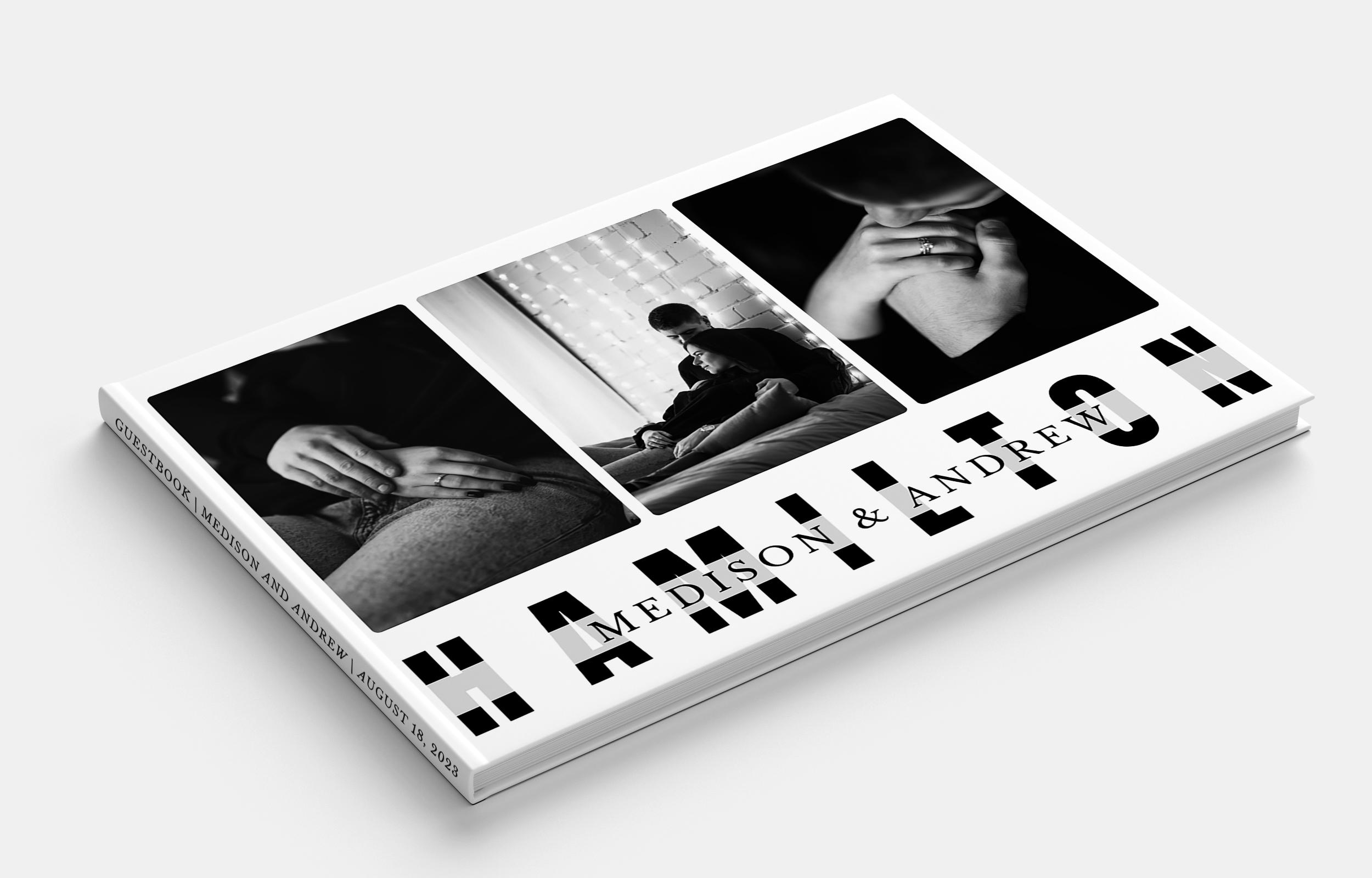 MODERN Wedding Guestbook
