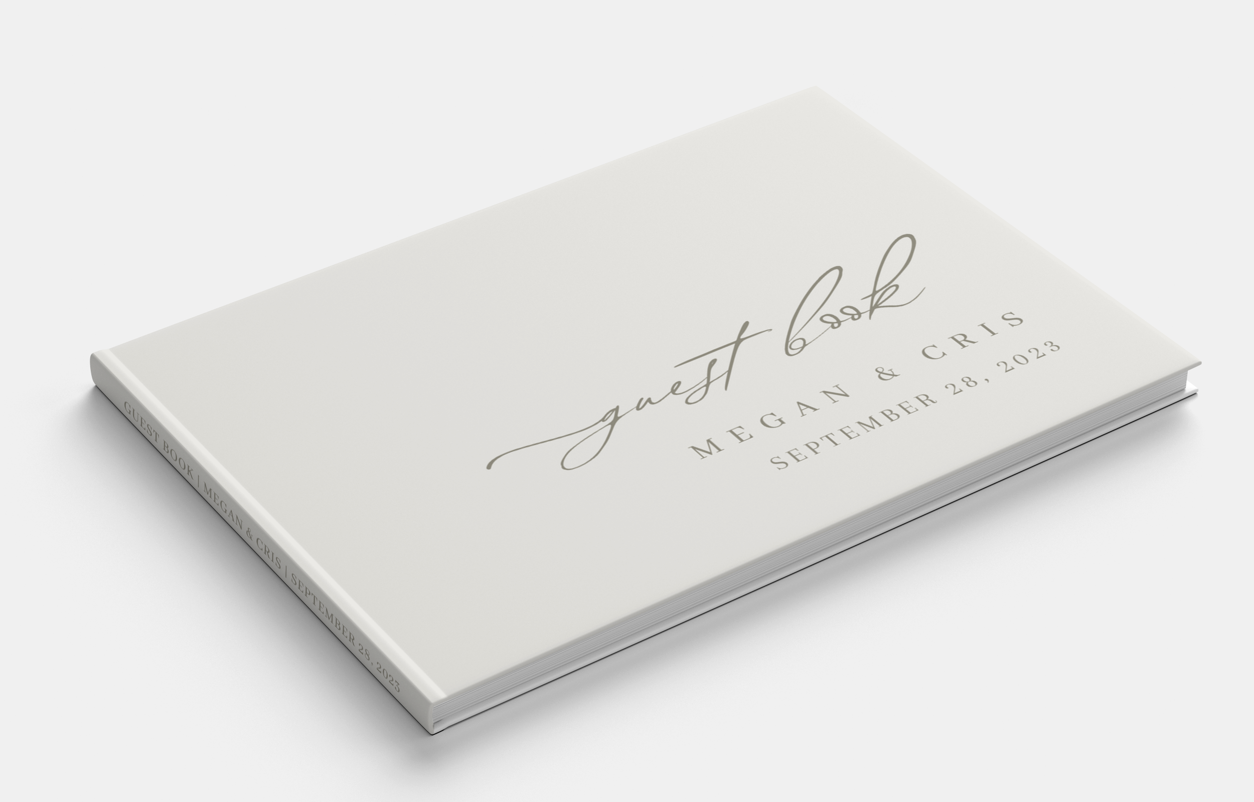 MINIMALIST Wedding Guestbook