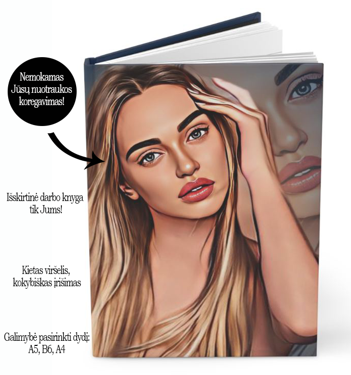 Darbo knyga su Jūsų nuotrauka