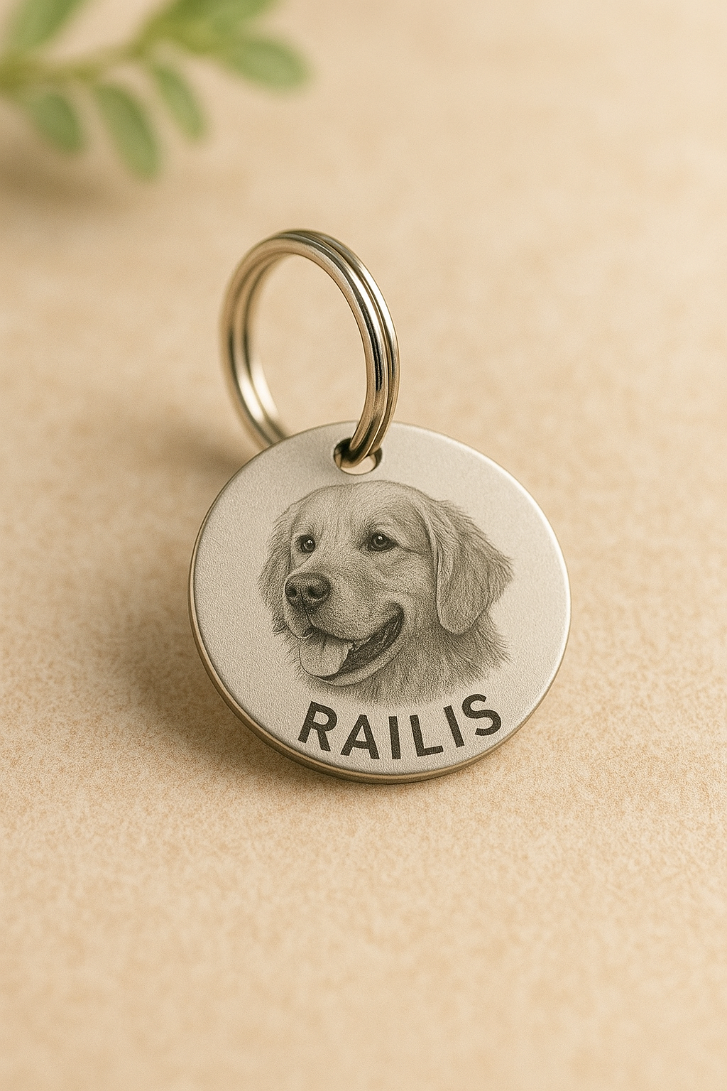 Augintinio pakabukas su graviruota nuotrauka