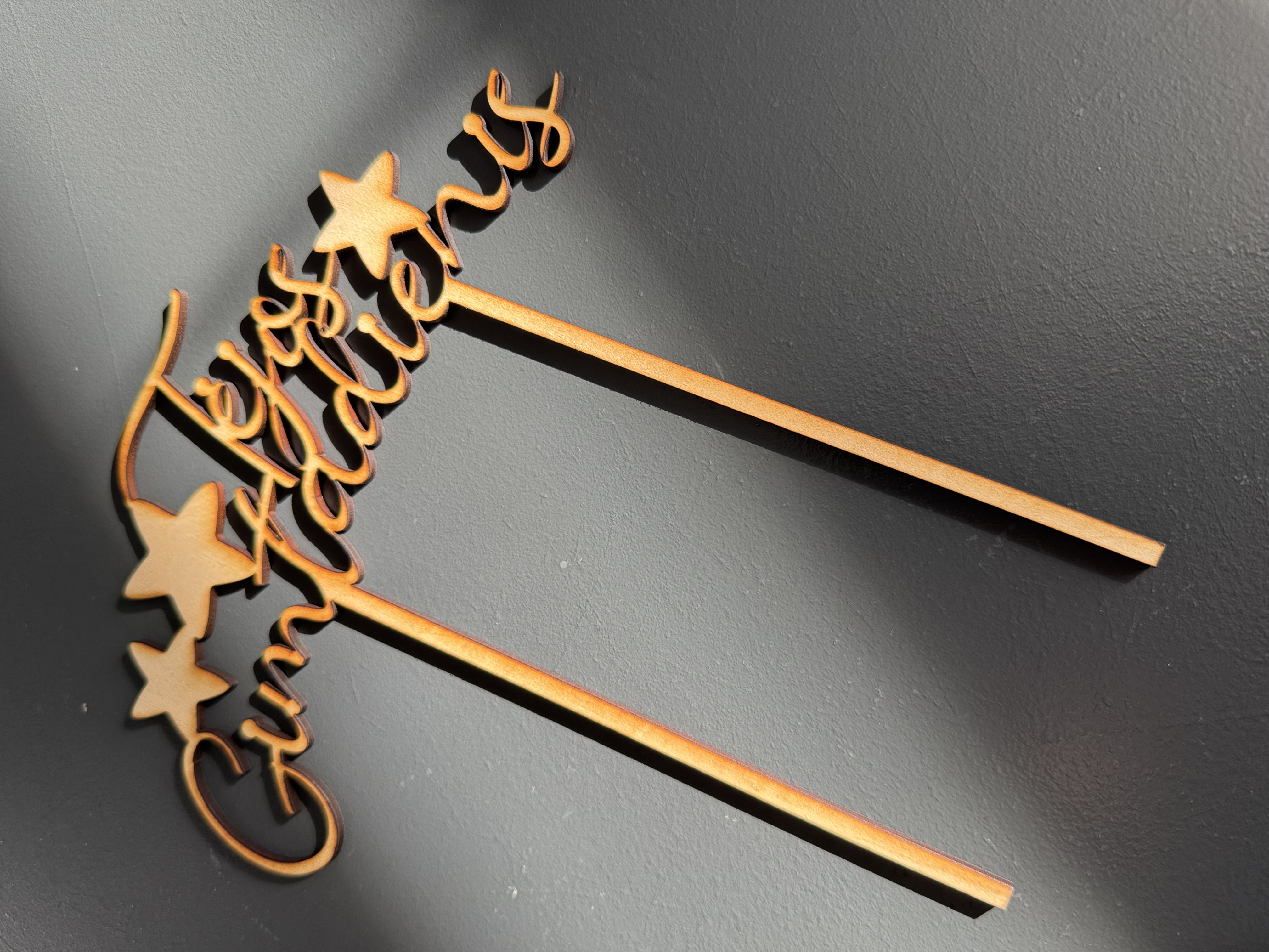 Personalizuotas gimtadienio torto smeigtukas