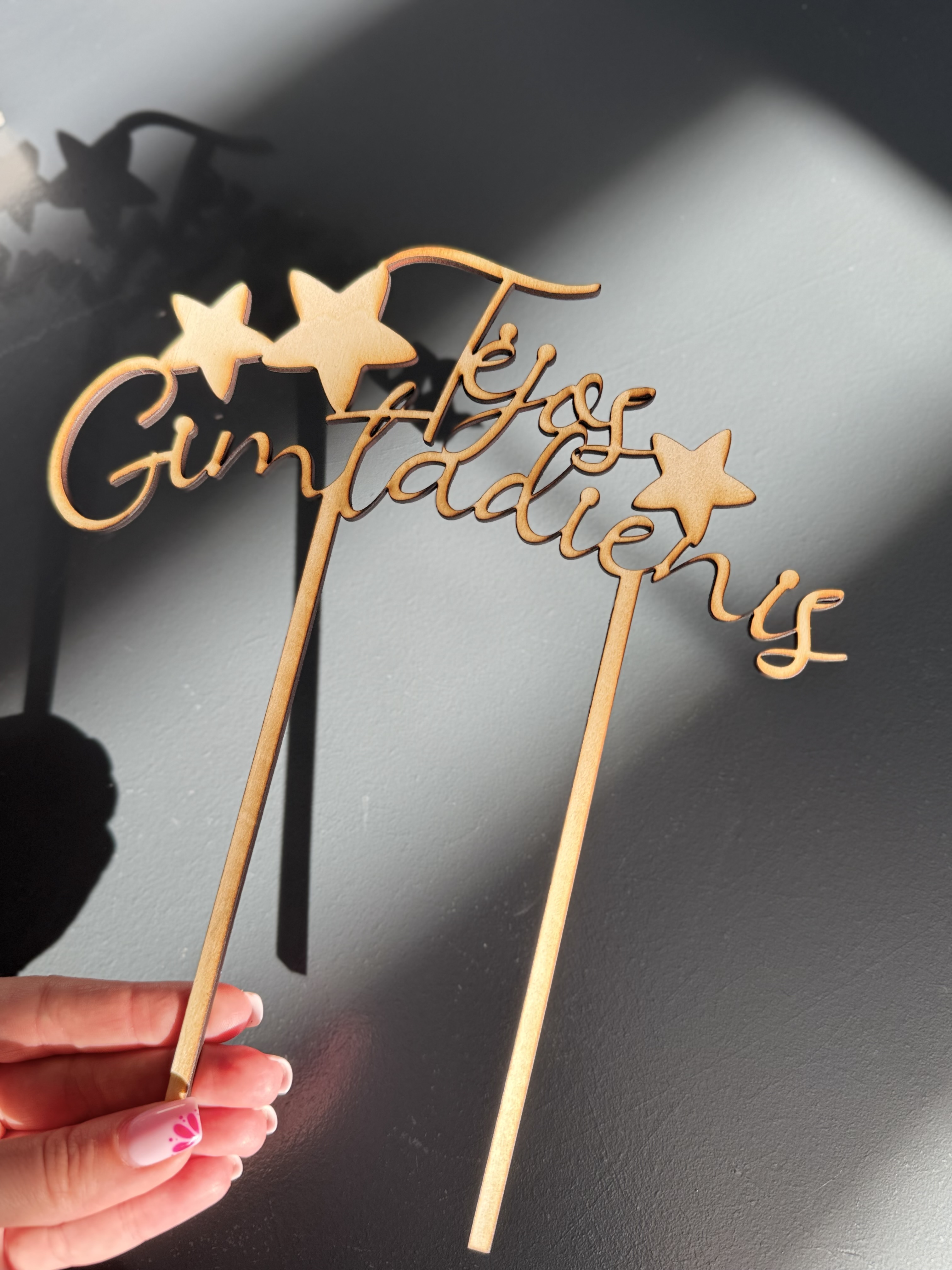 Personalizuotas gimtadienio torto smeigtukas