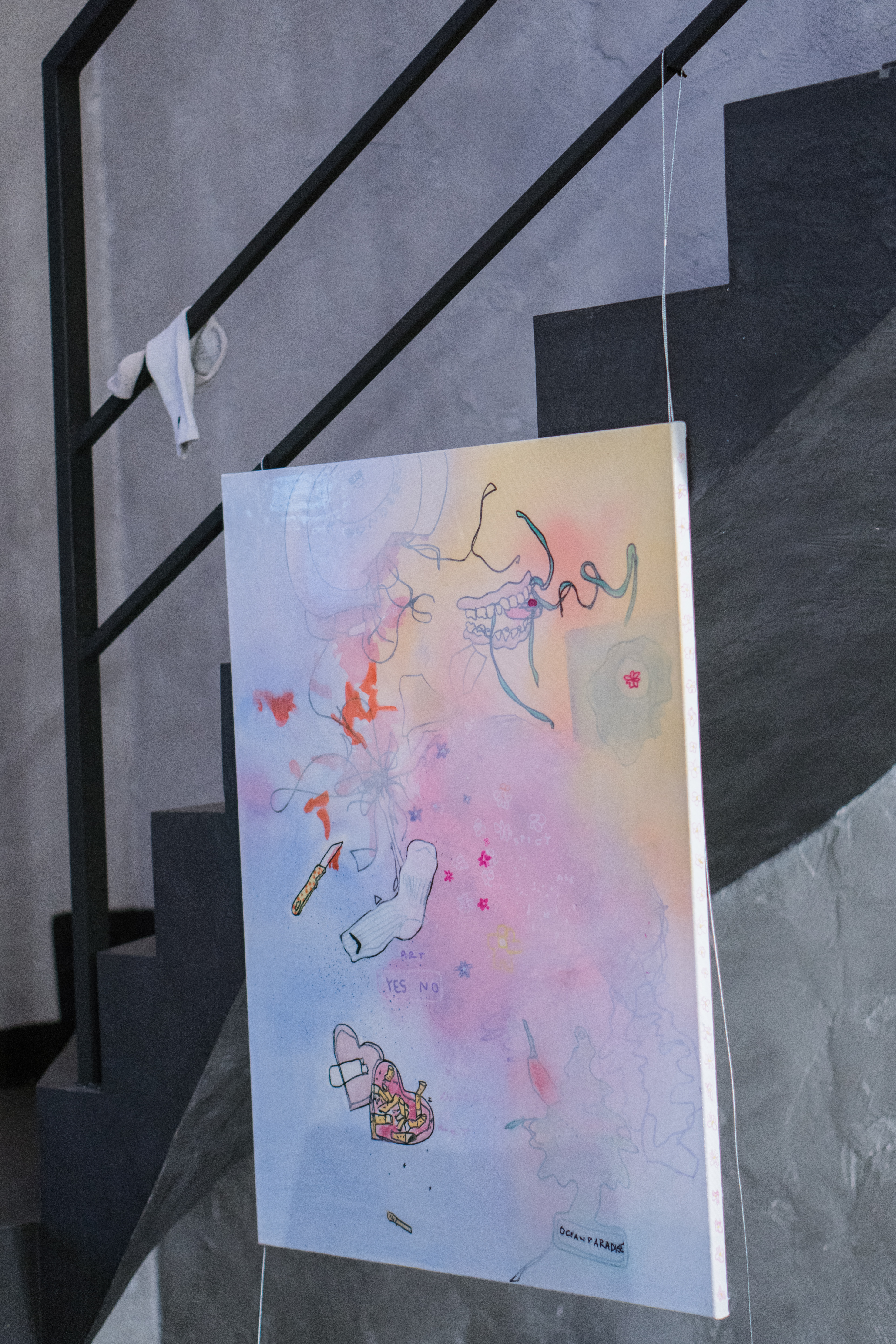 The Same Socks For Two Days, 90x70 cm