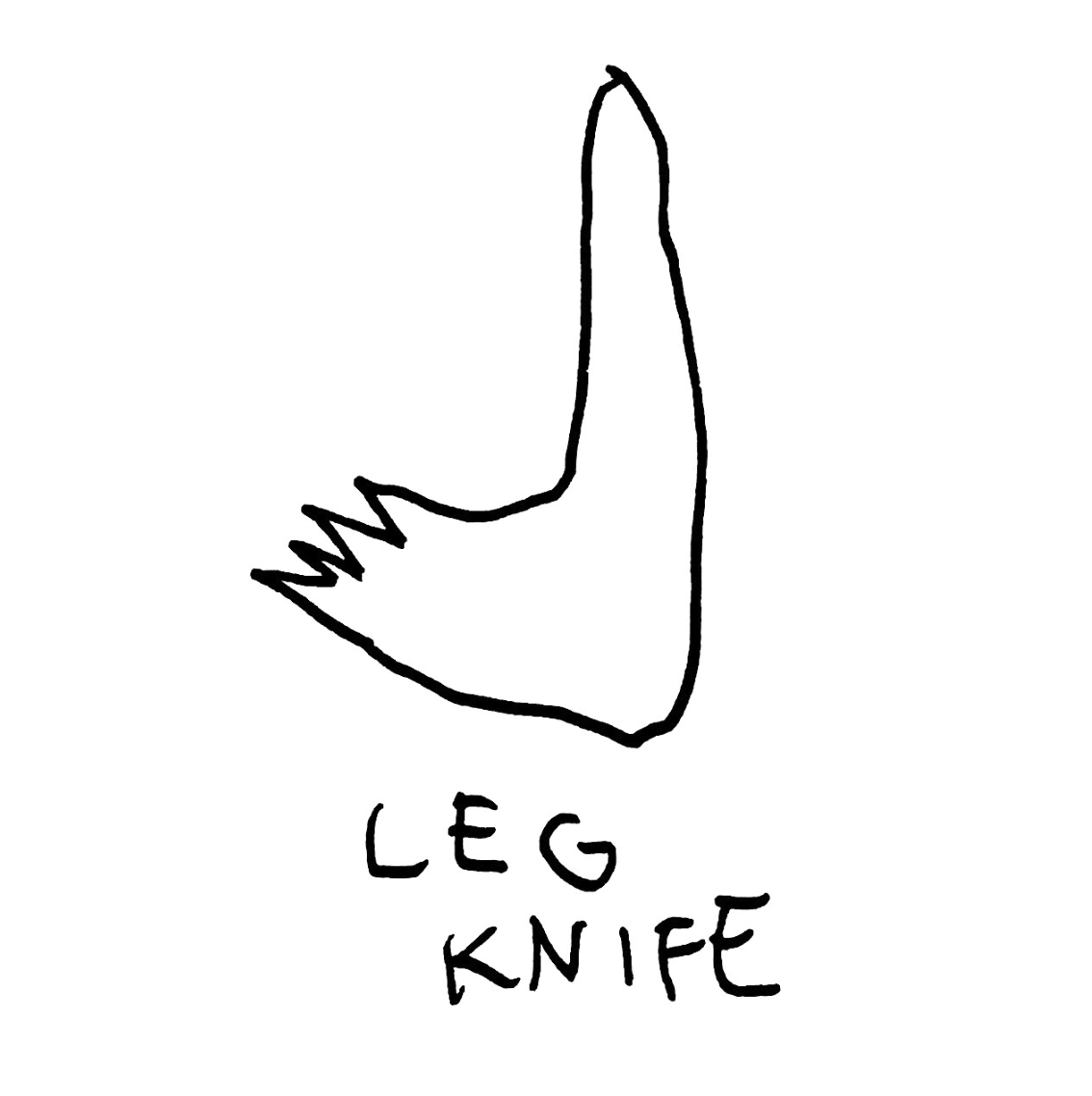 leg - knife
