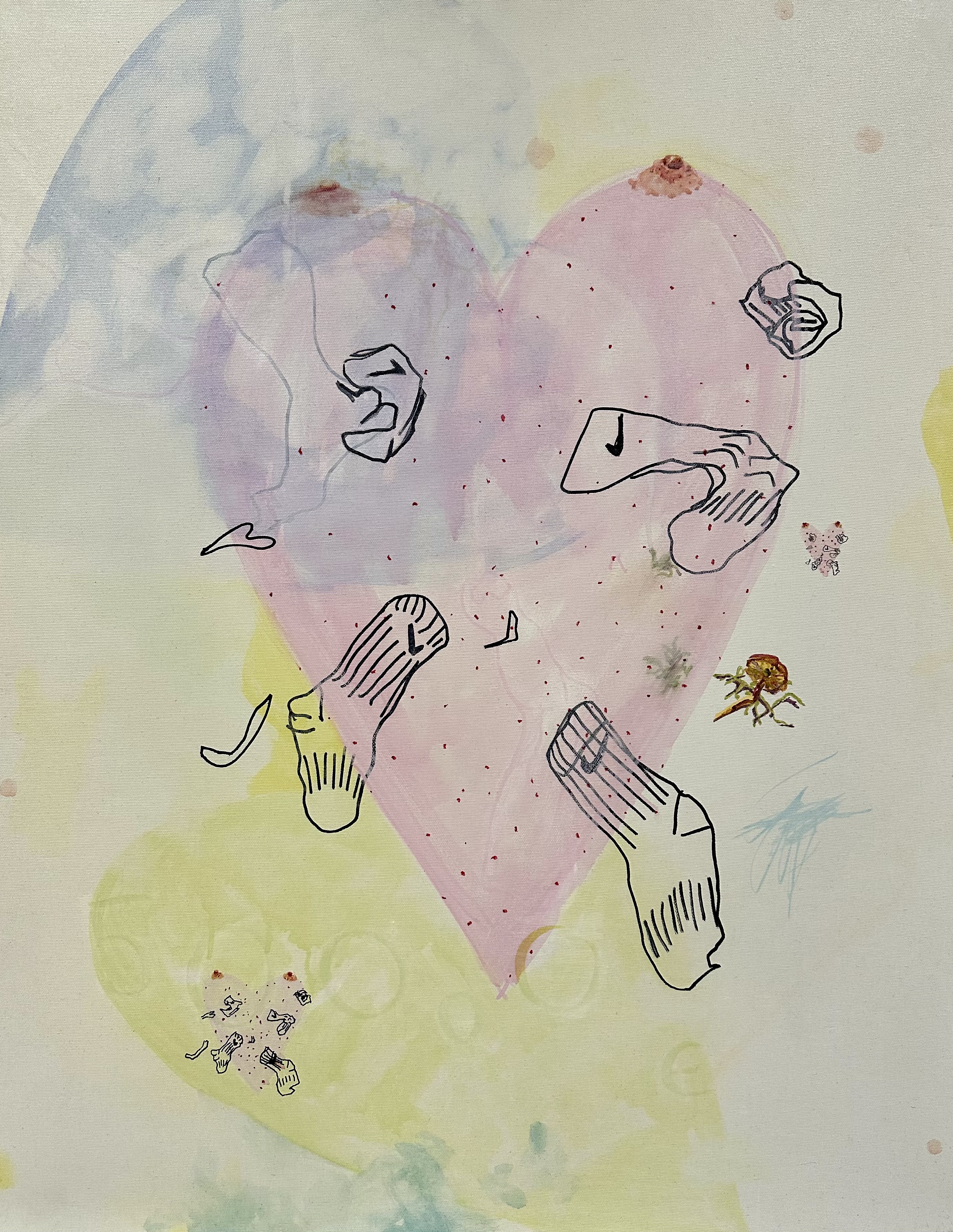 The Same Socks For Two Days, 90x70 cm