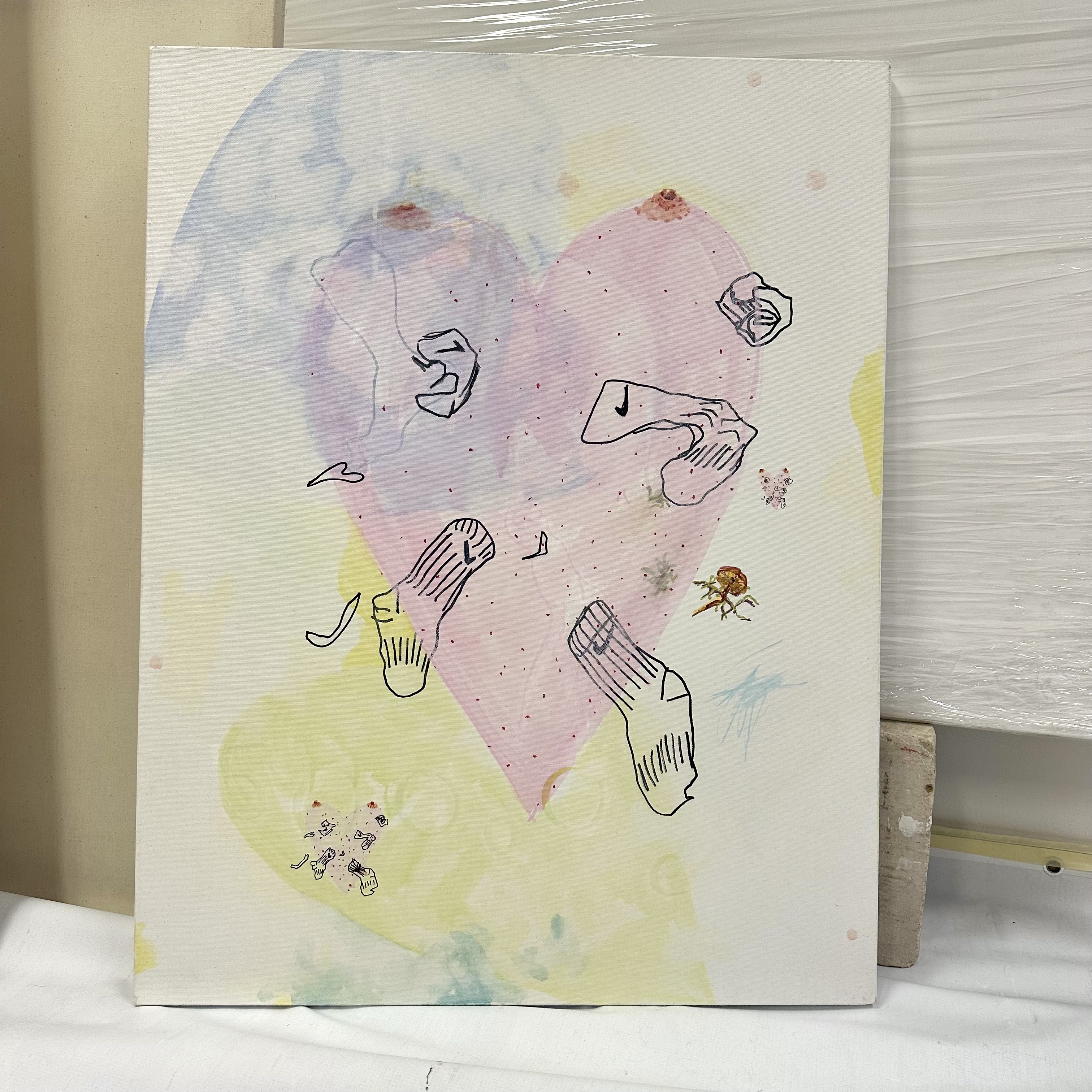 The Same Socks For Two Days, 90x70 cm
