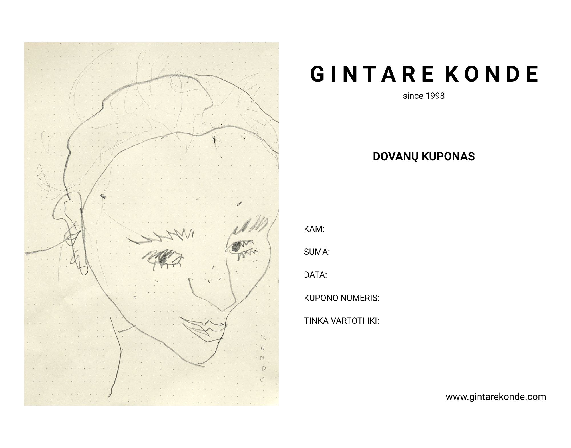 dovanų kuponas / gift card