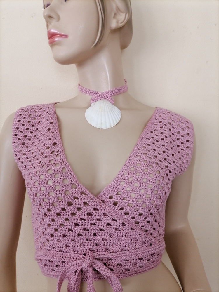 Crochet Wrap top