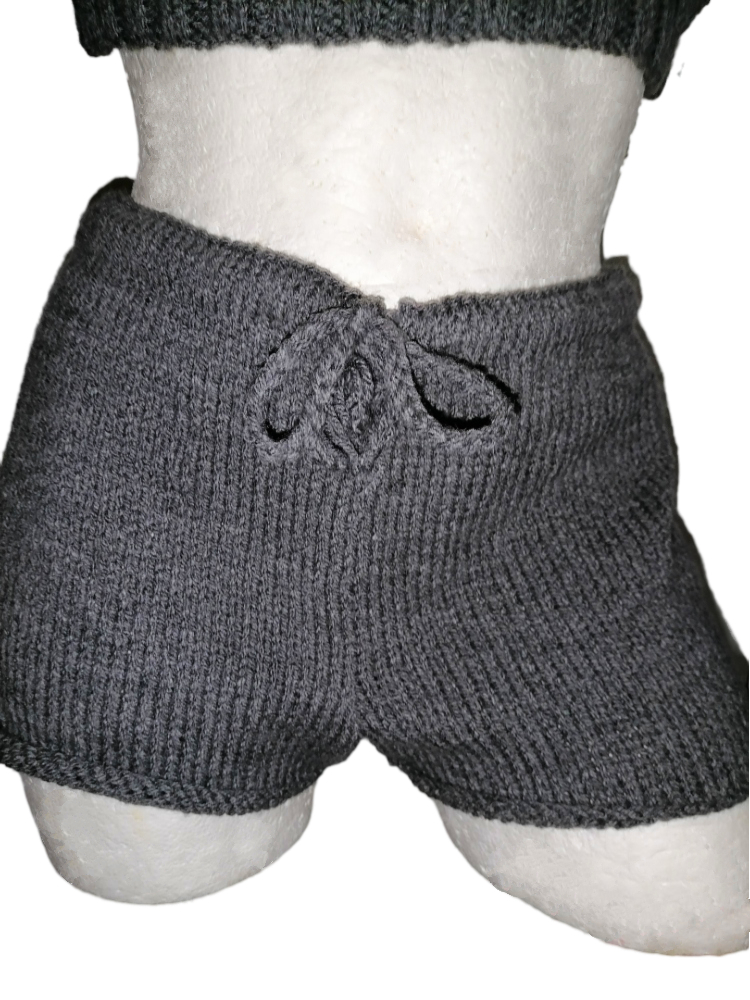 Handknit shorts
