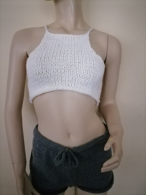 Handknit shorts