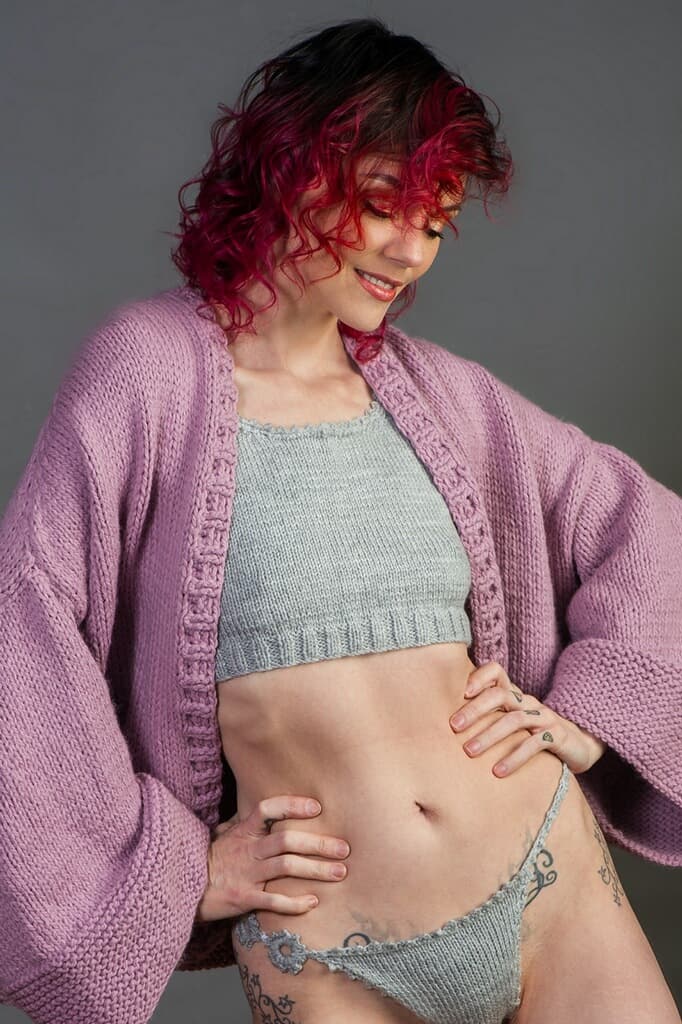 Hand-Knitted Cardigan