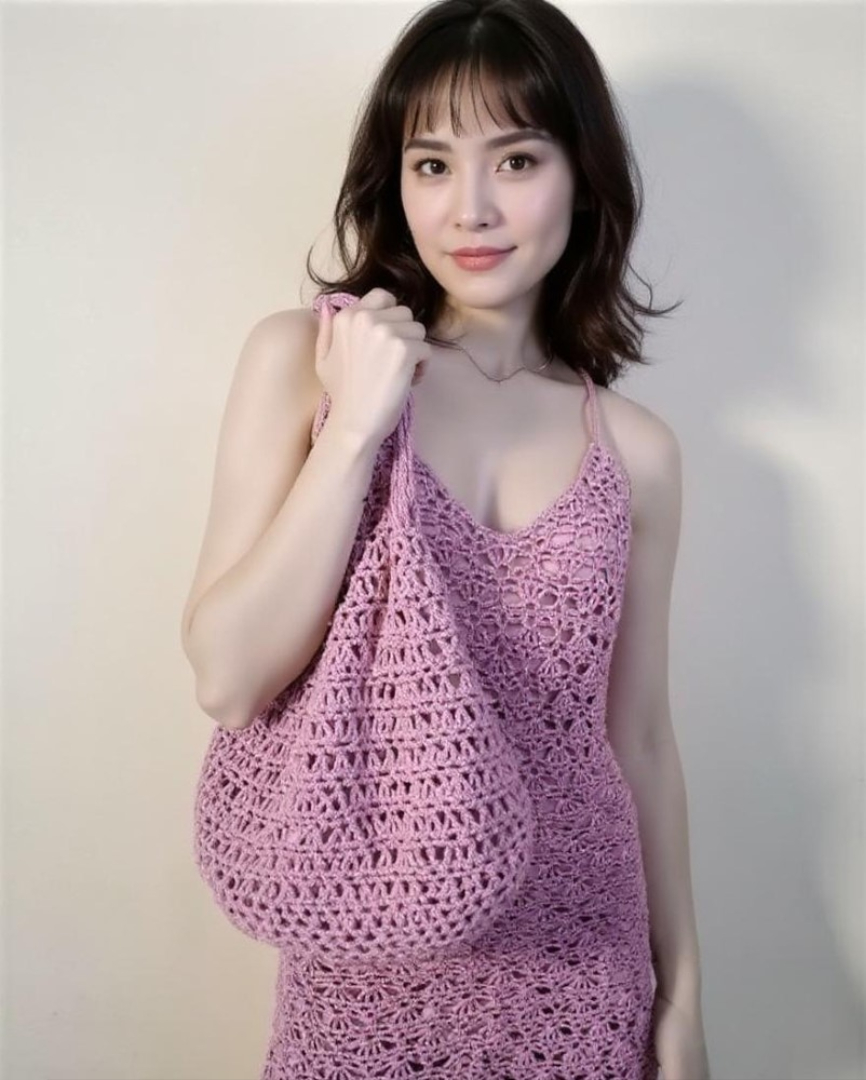 Lace mini dress
