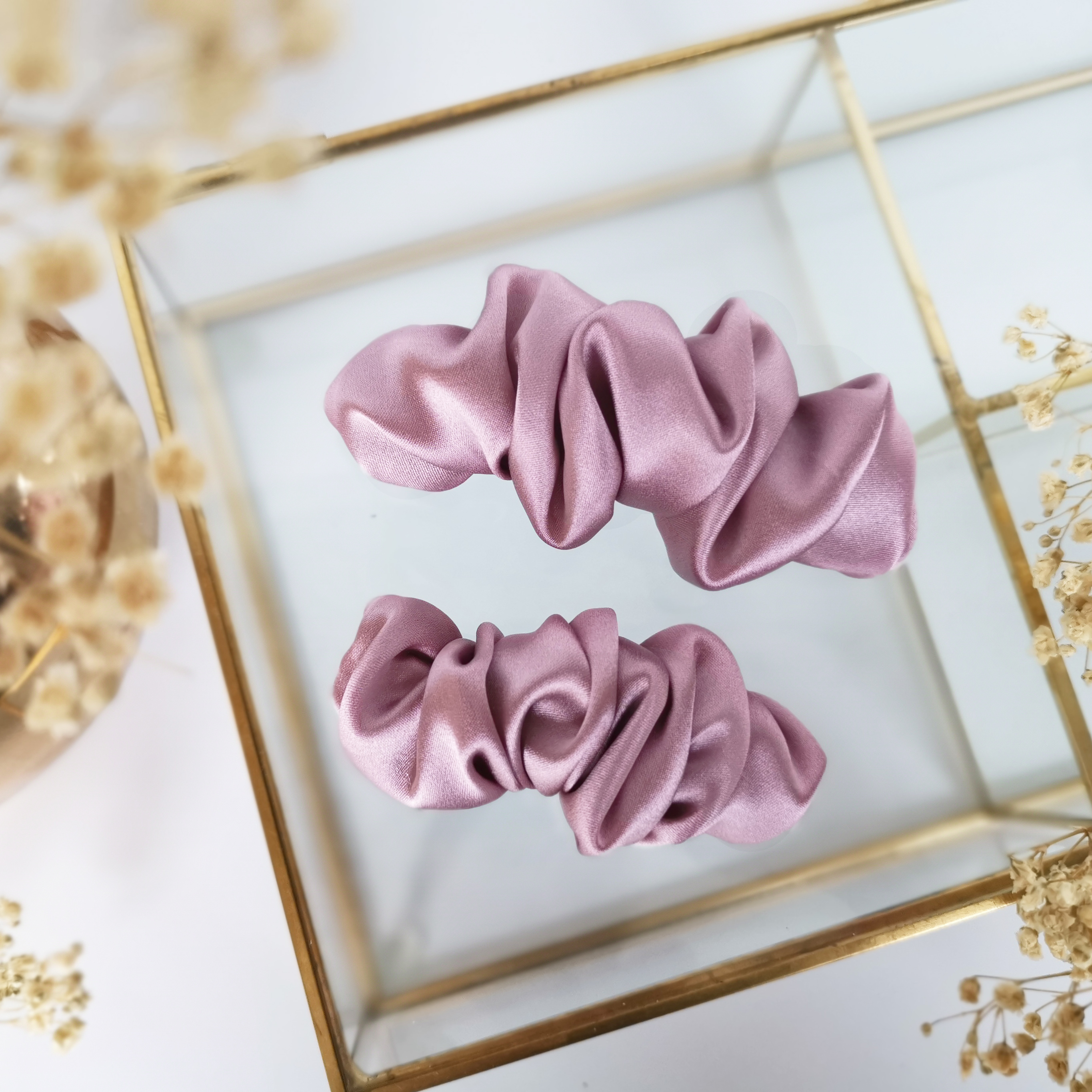 Pelenų Rožinis Šilkinis Segtukas