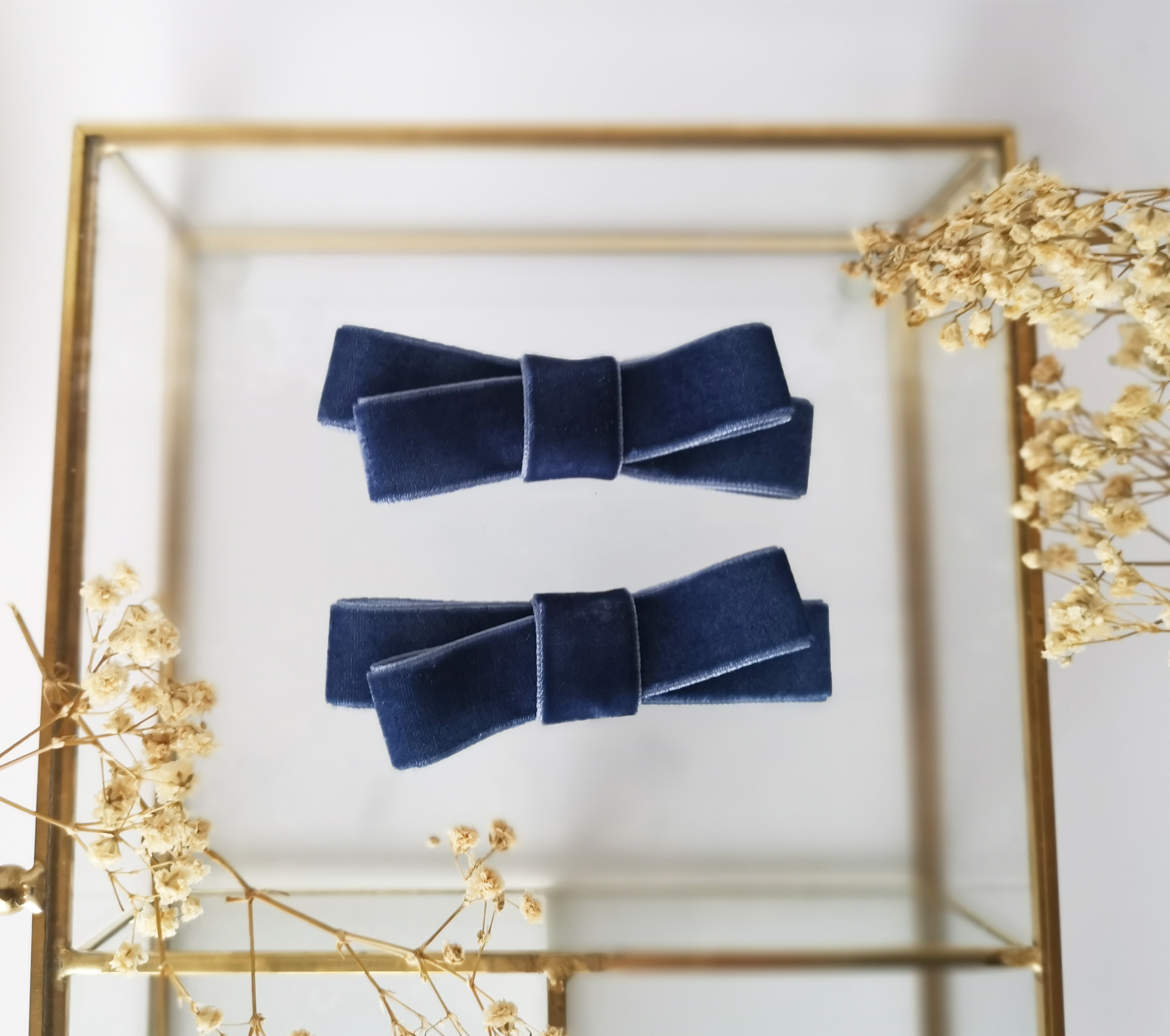 Aksominiai Segtukai, MĖLYNI 2vnt.