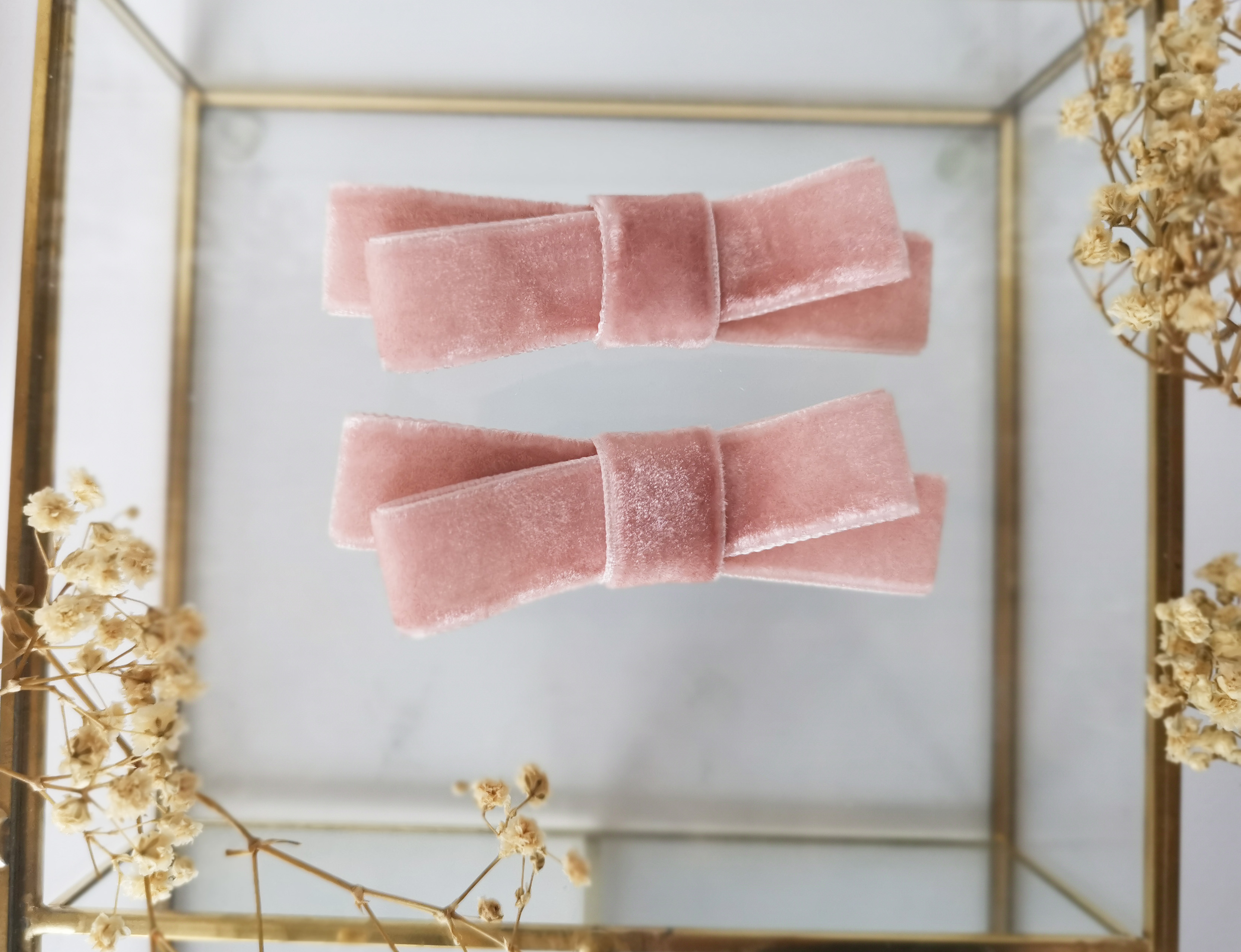 Aksominiai Segtukai, ŠVIESI PELENŲ ROŽINĖ 2vnt.