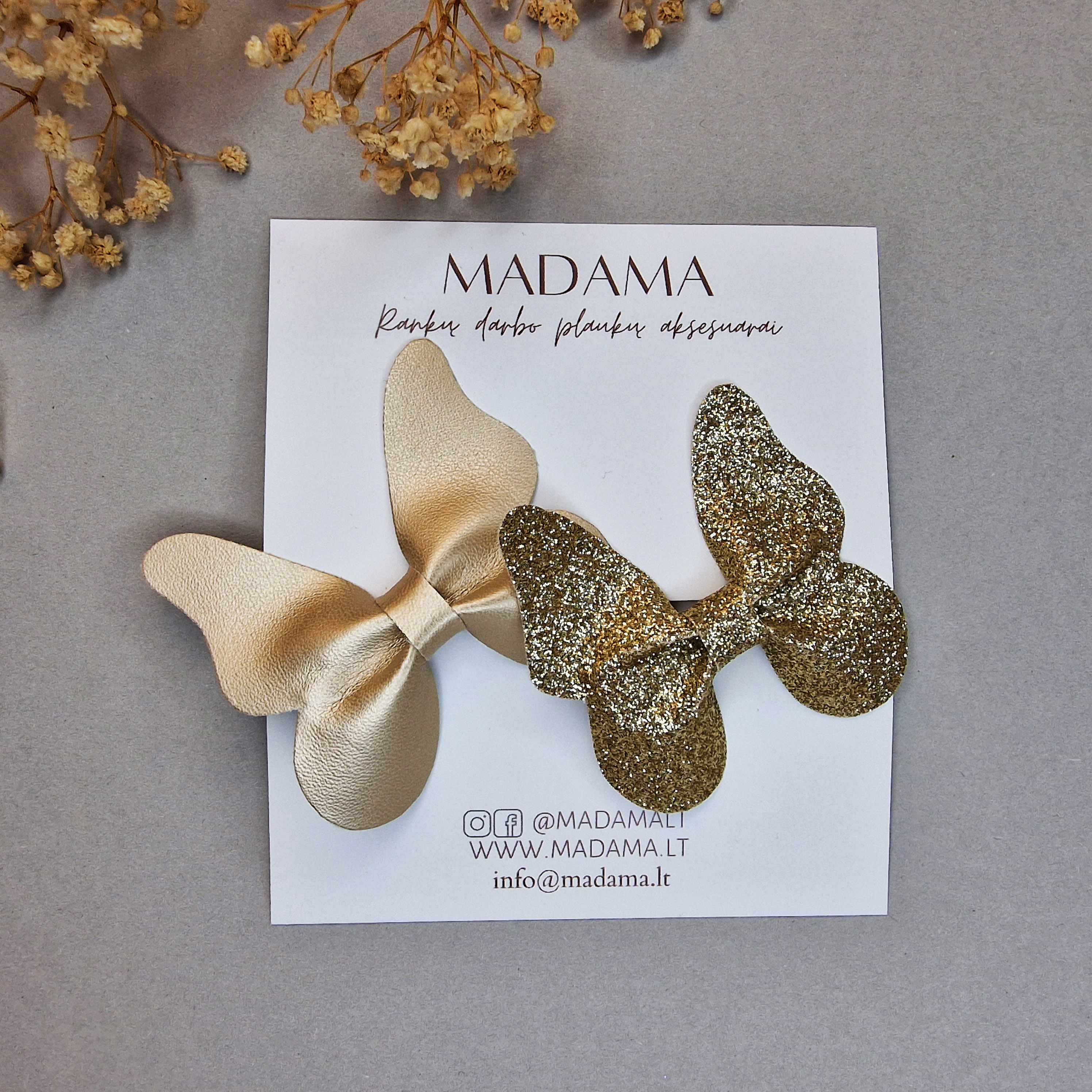 Plaukų Segtukai Drugeliai #226