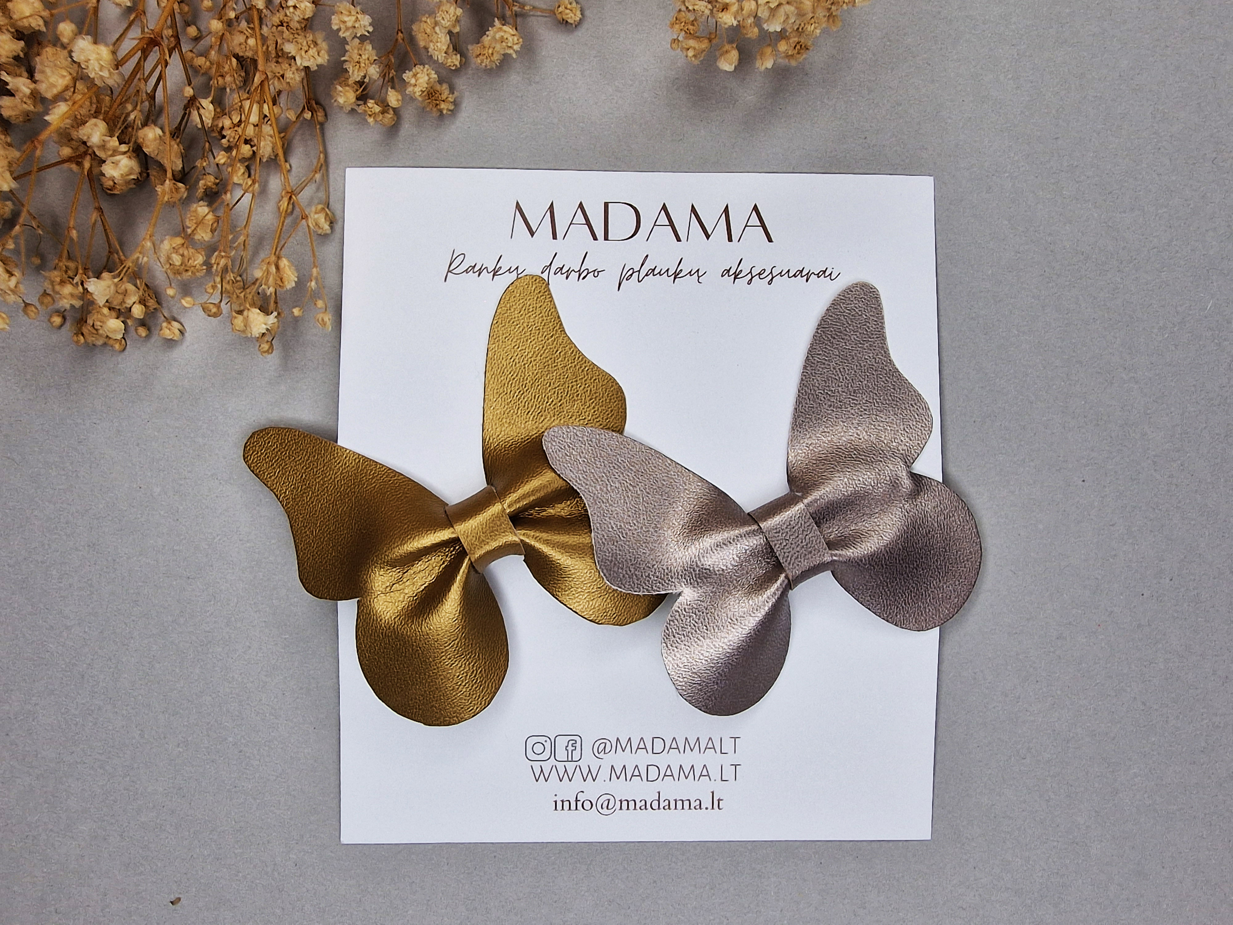 Plaukų Segtukai Drugeliai #224