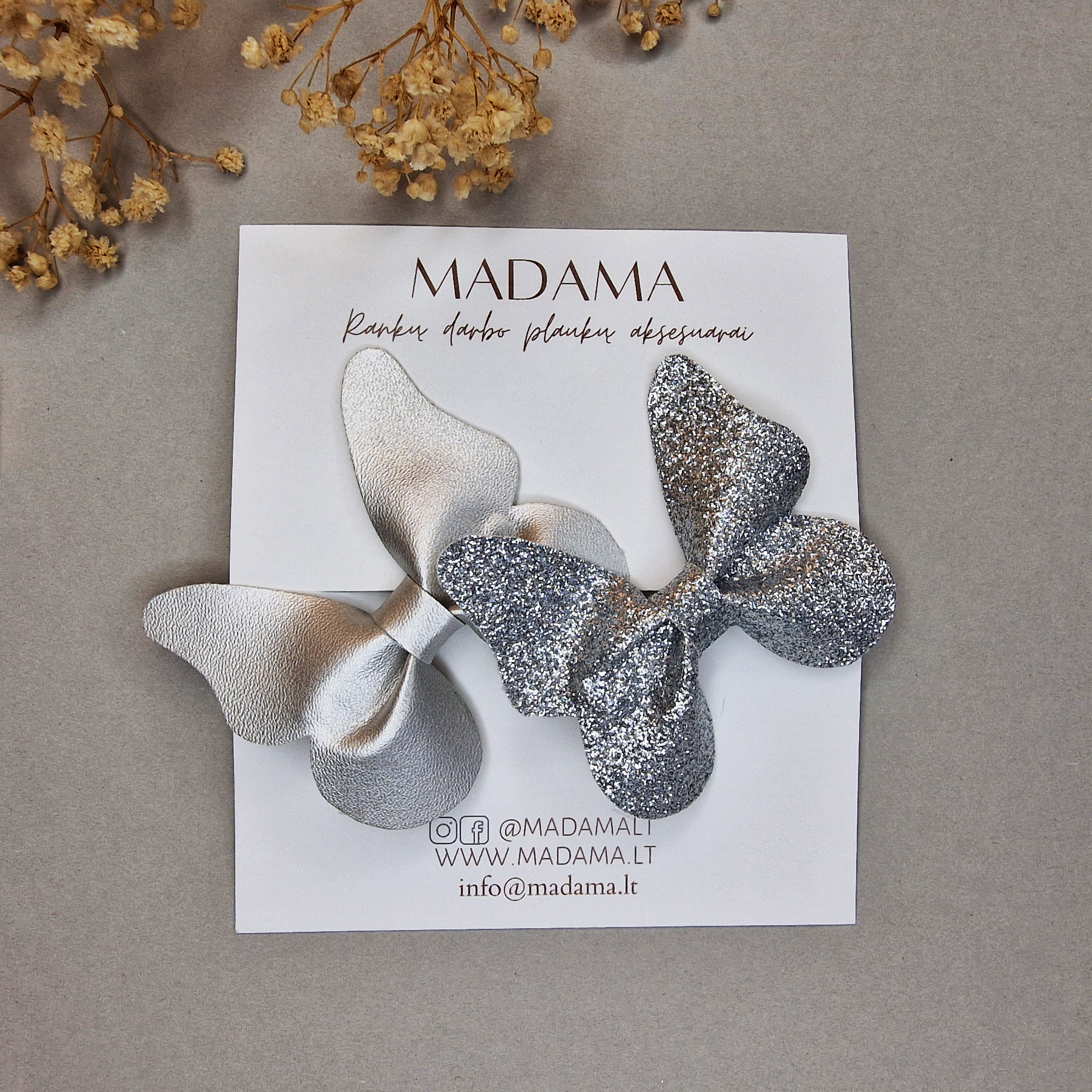 Plaukų Segtukai Drugeliai #223