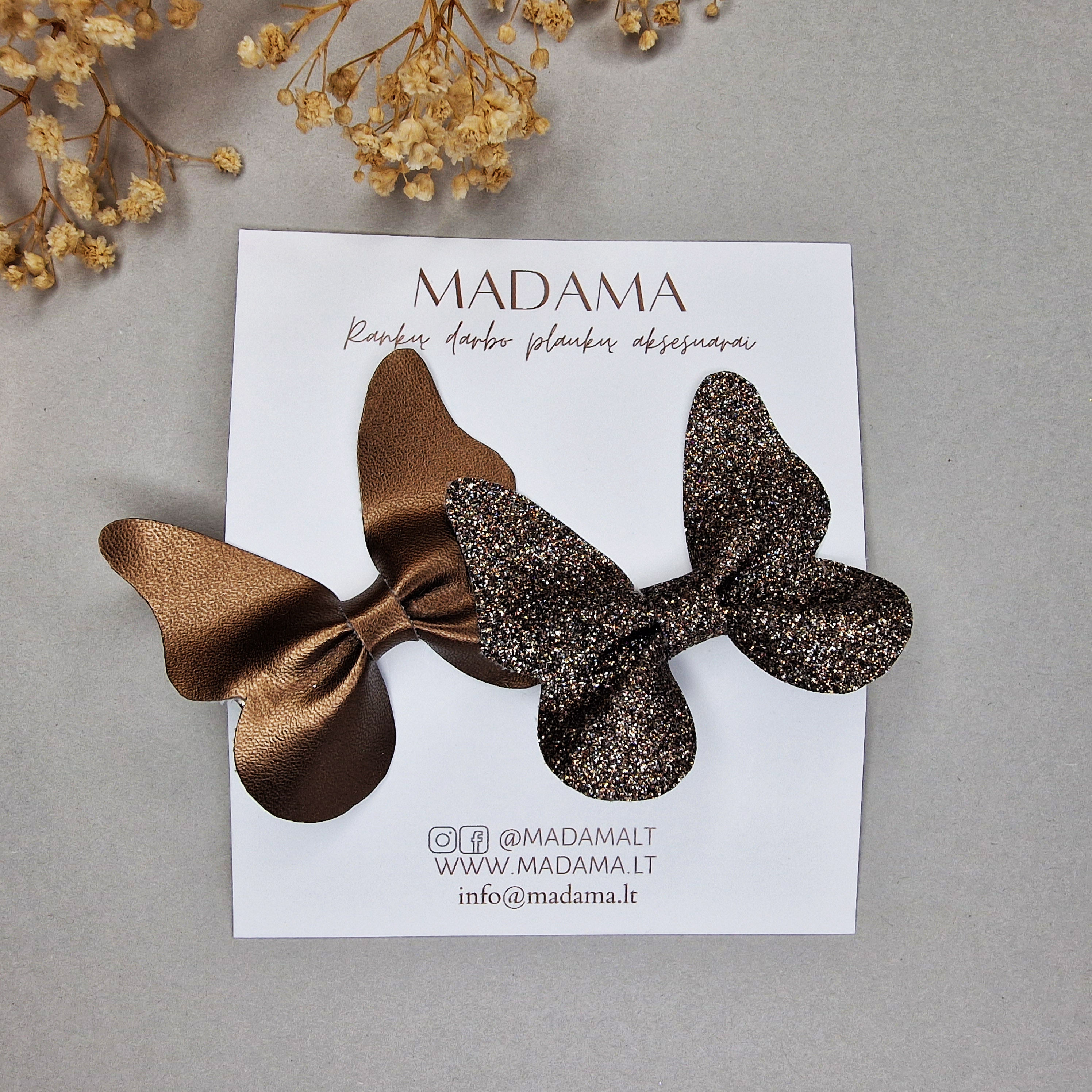 Plaukų Segtukai Drugeliai #222