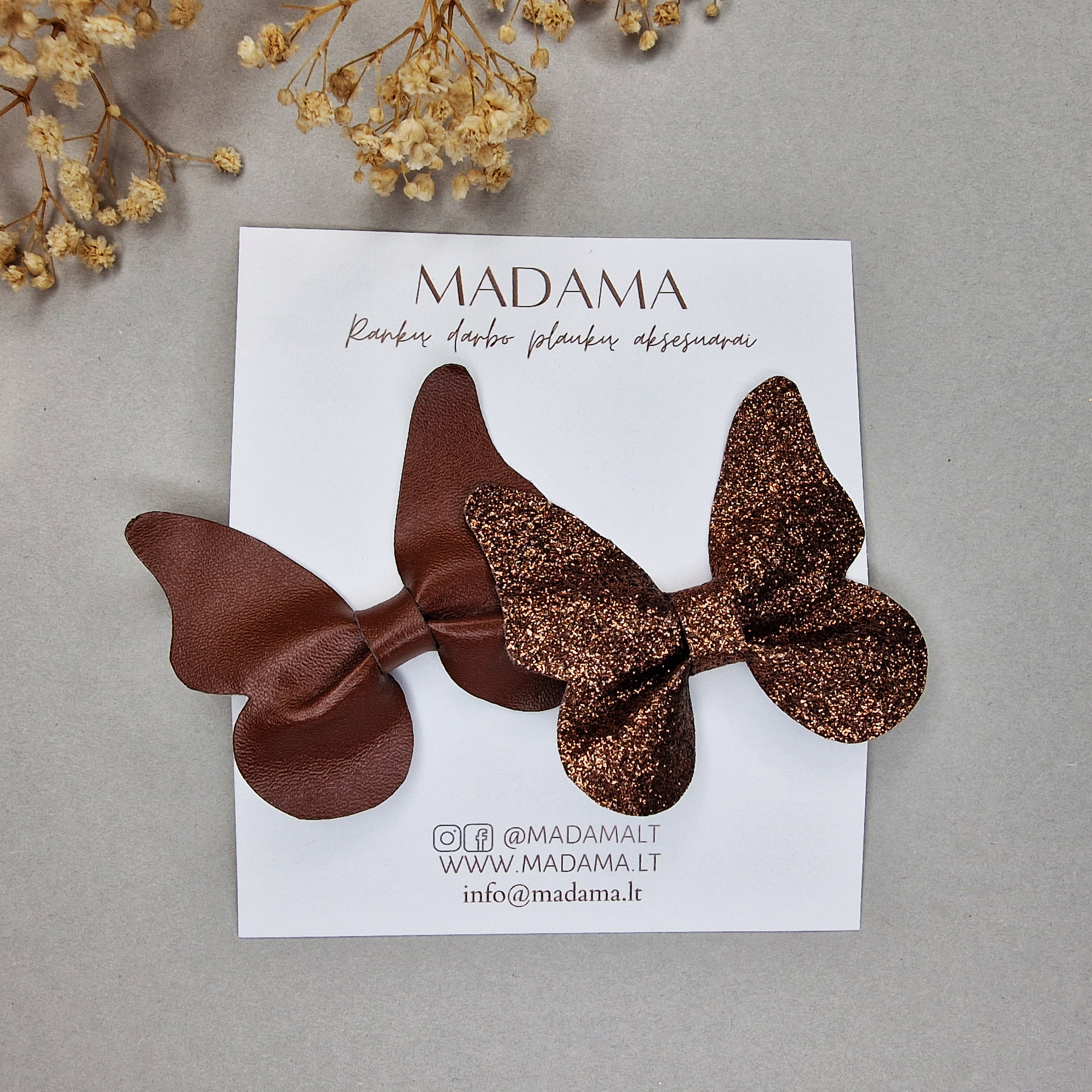 Plaukų Segtukai Drugeliai #221