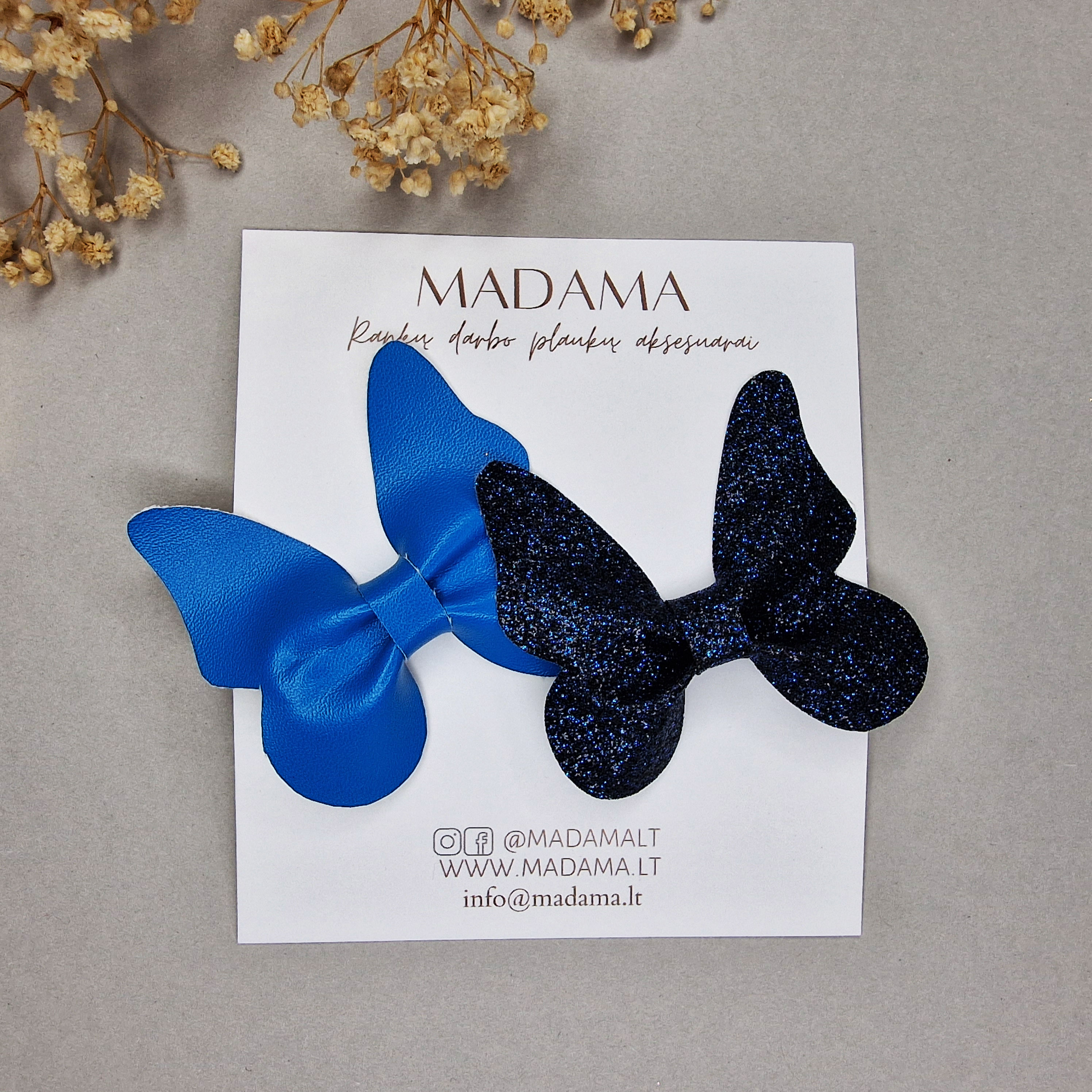 Plaukų Segtukai Drugeliai #210