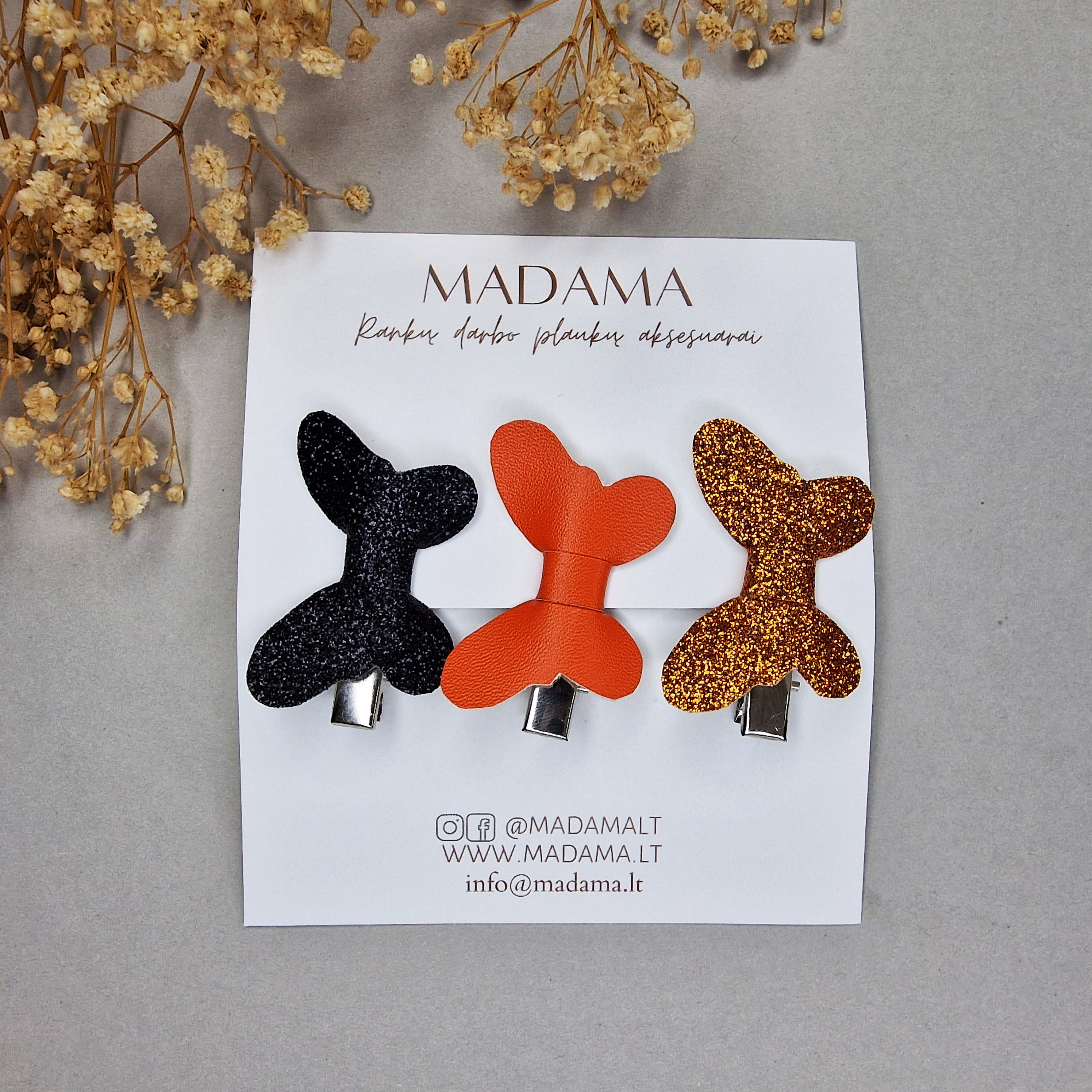 Plaukų Segtukai Drugeliai #120