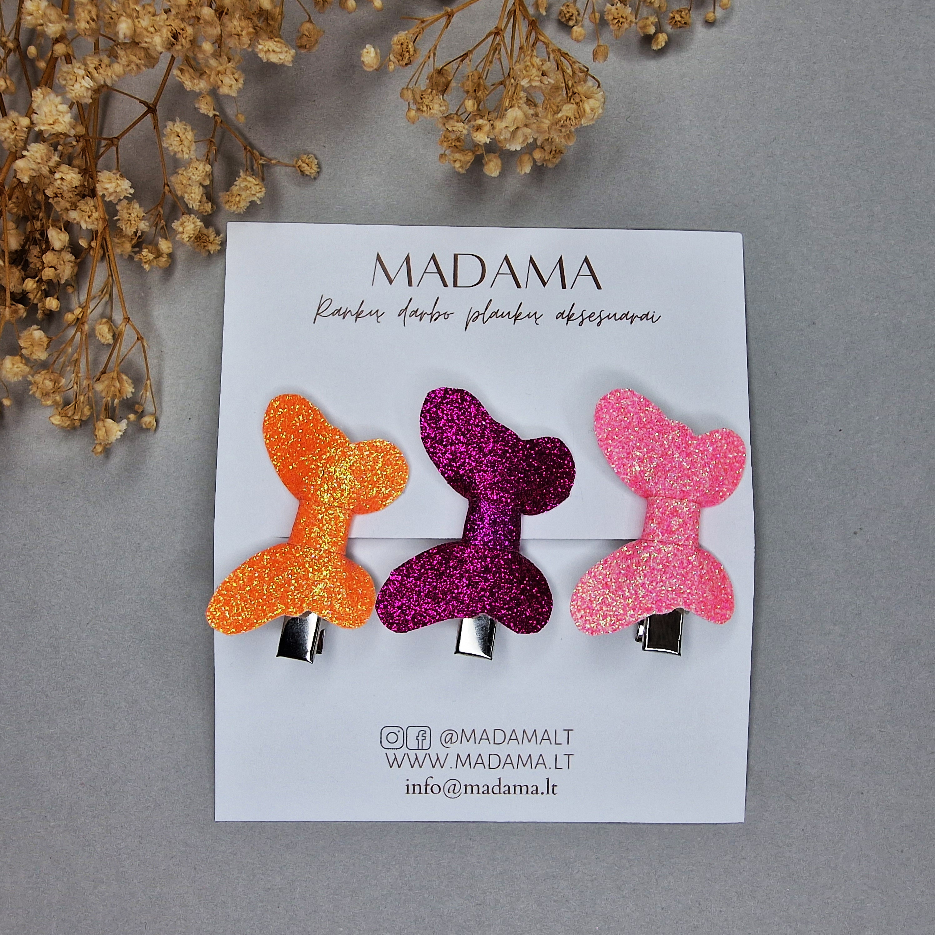 Plaukų Segtukai Drugeliai #116