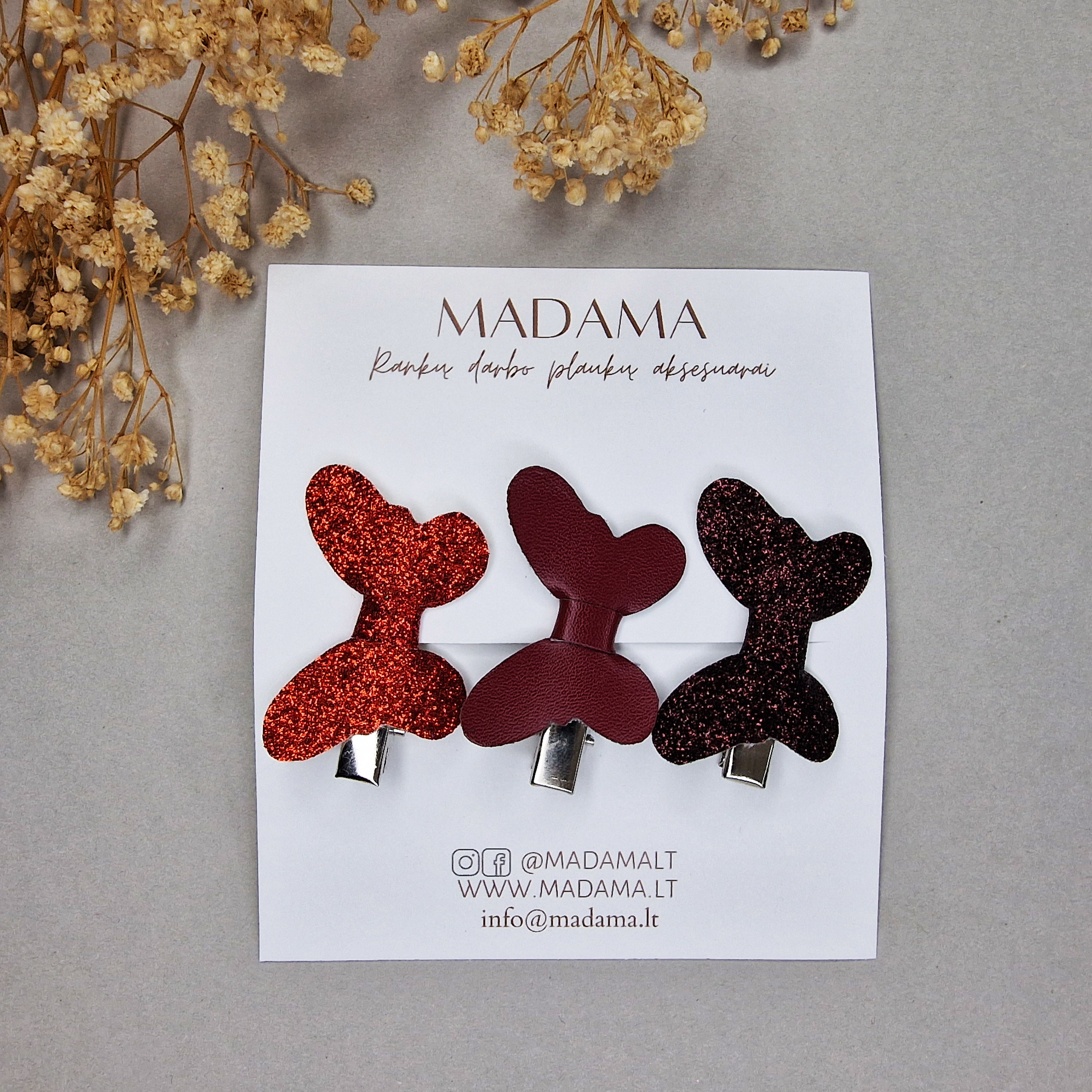 Plaukų Segtukai Drugeliai #112