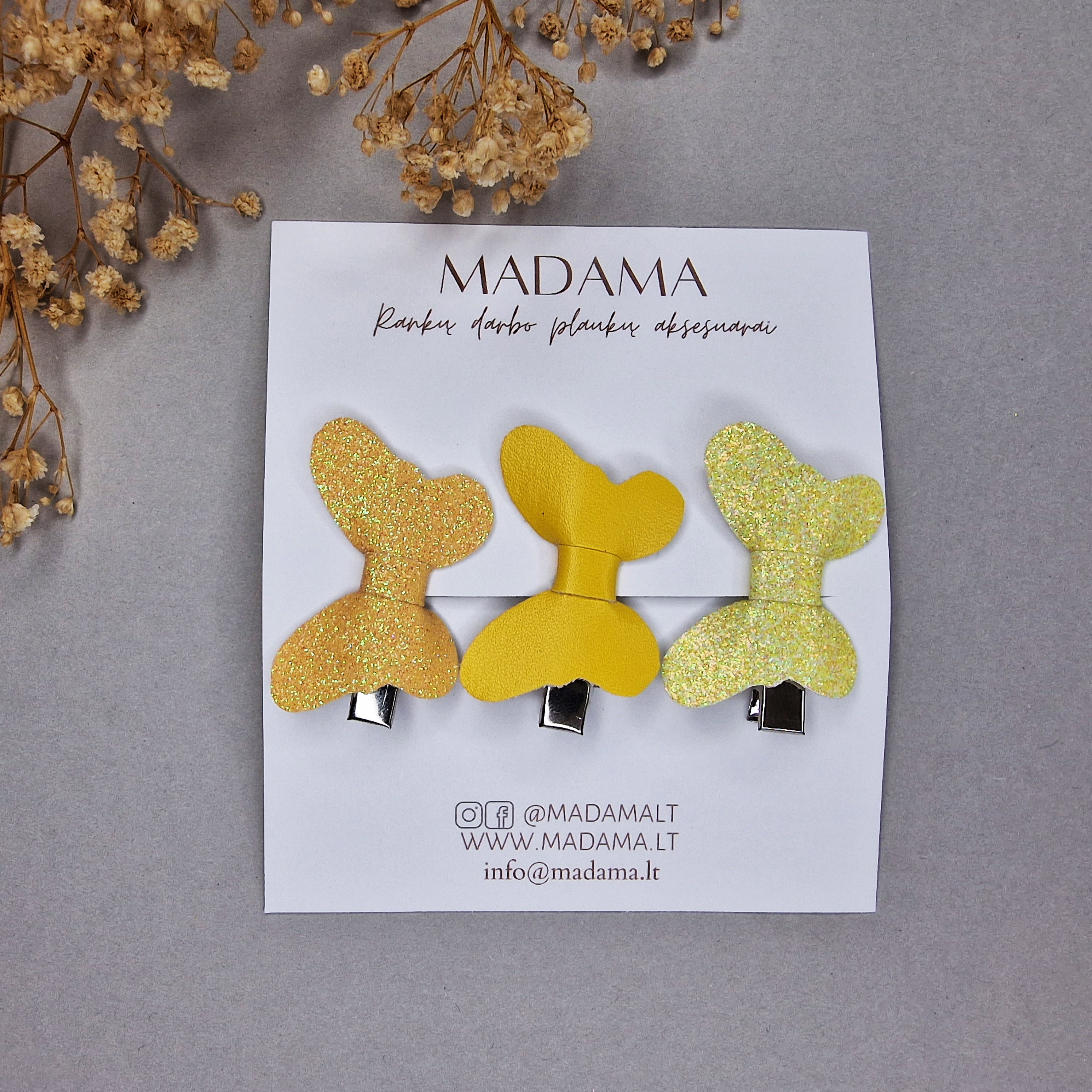 Plaukų Segtukai Drugeliai #106