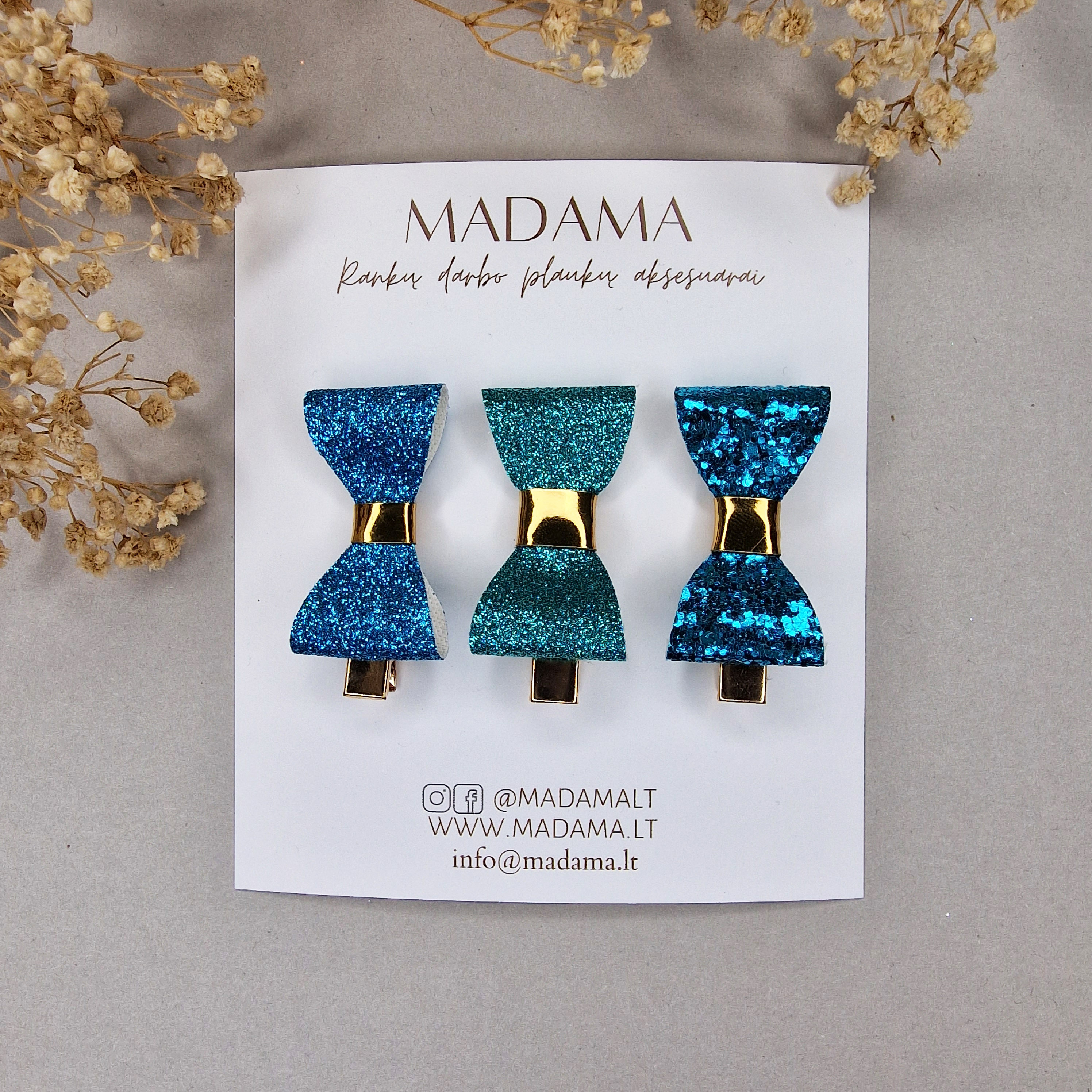 Plaukų Segtukai Kaspinėliai #402