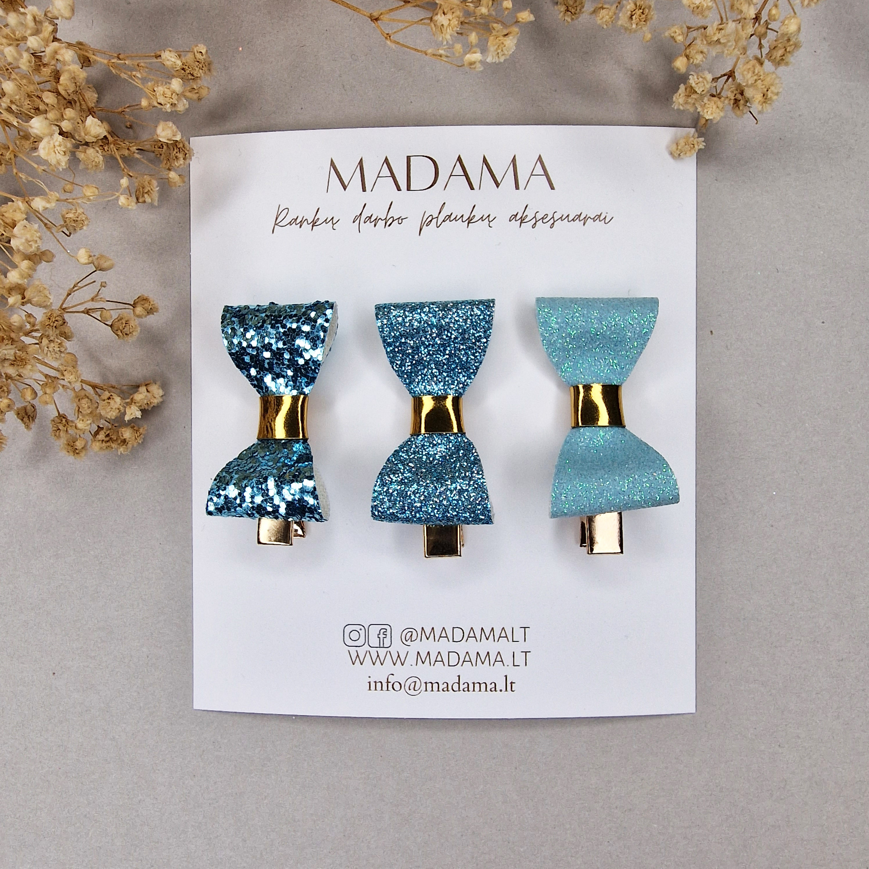 Plaukų Segtukai Kaspinėliai #404