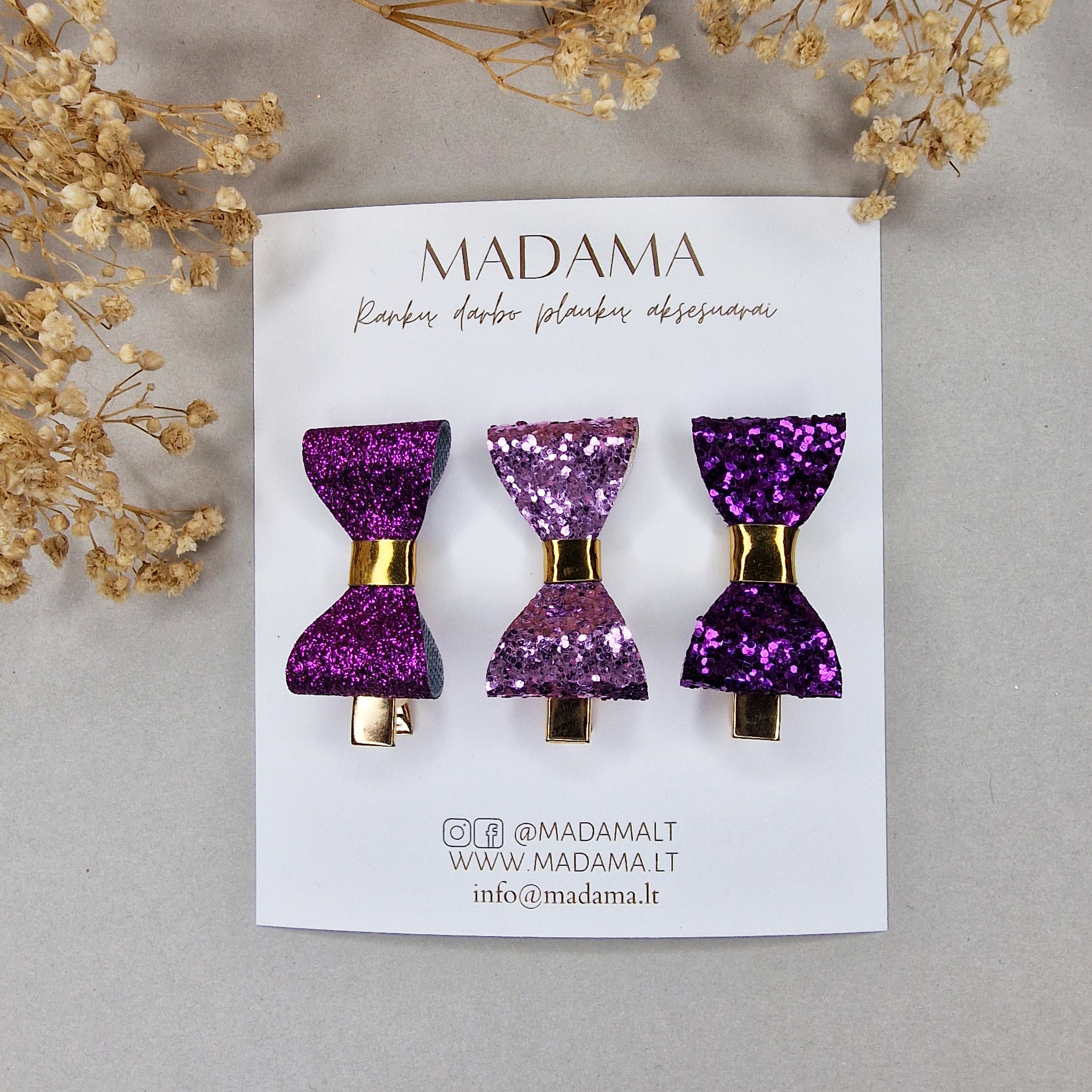 Plaukų Segtukai Kaspinėliai #410