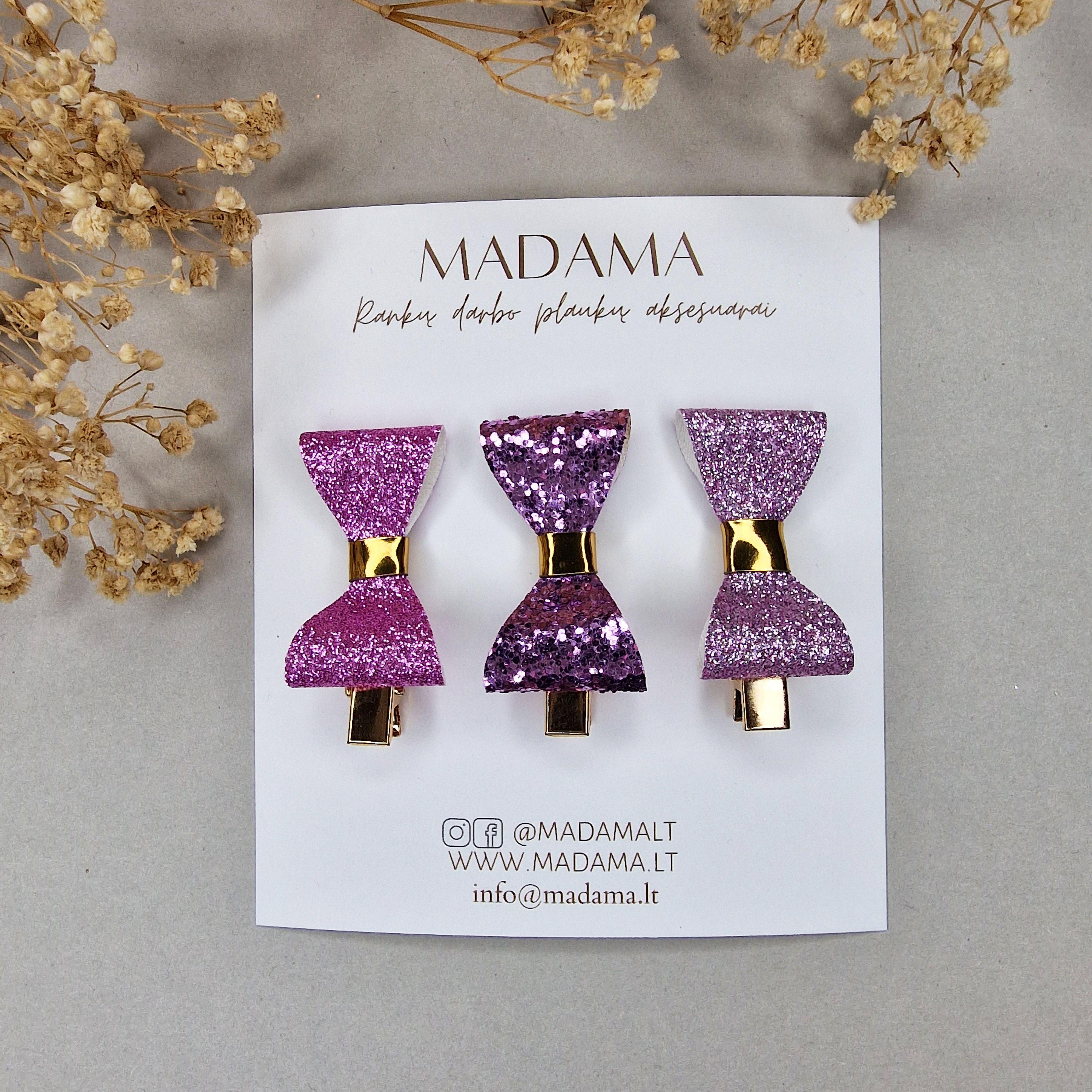 Plaukų Segtukai Kaspinėliai #411