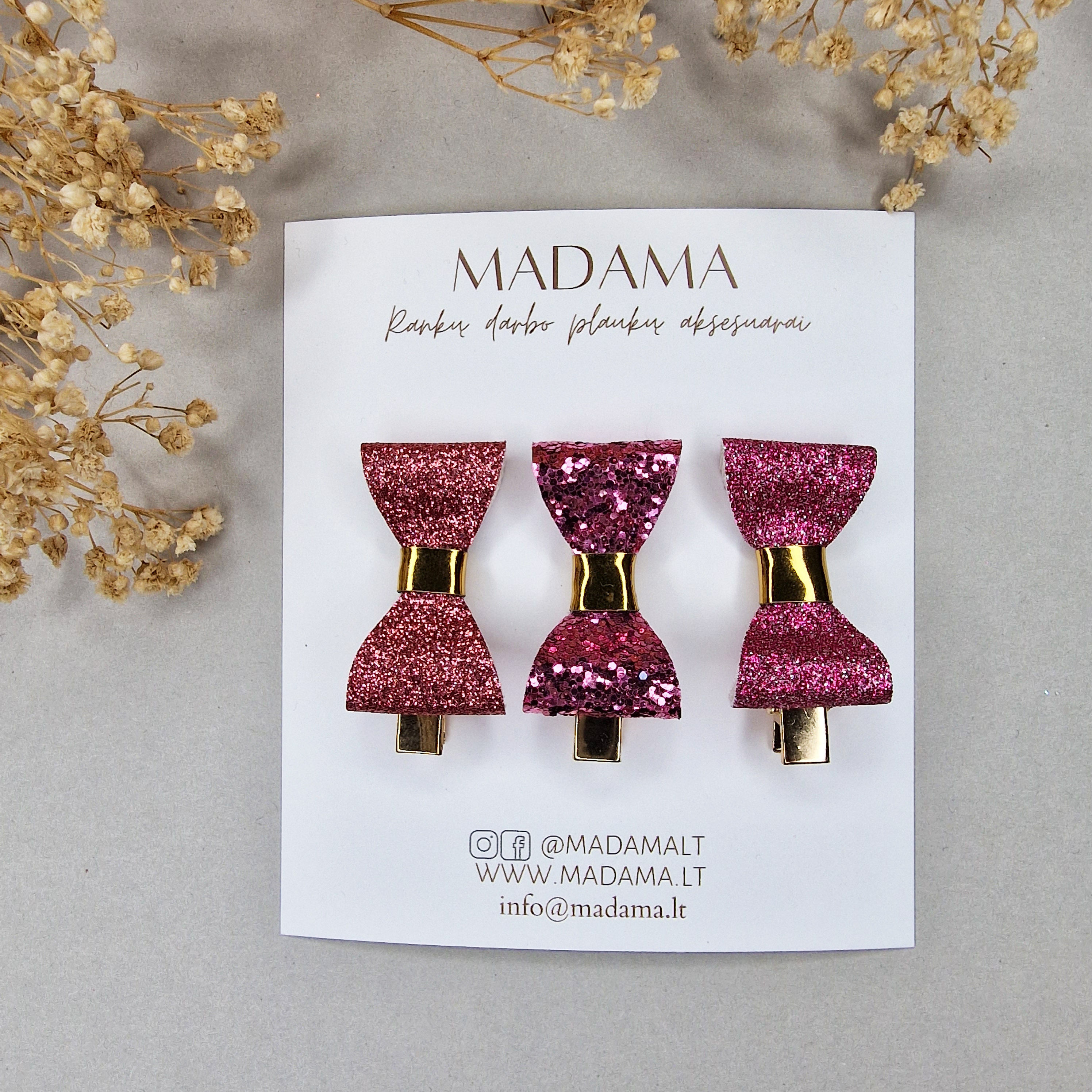 Plaukų Segtukai Kaspinėliai #415