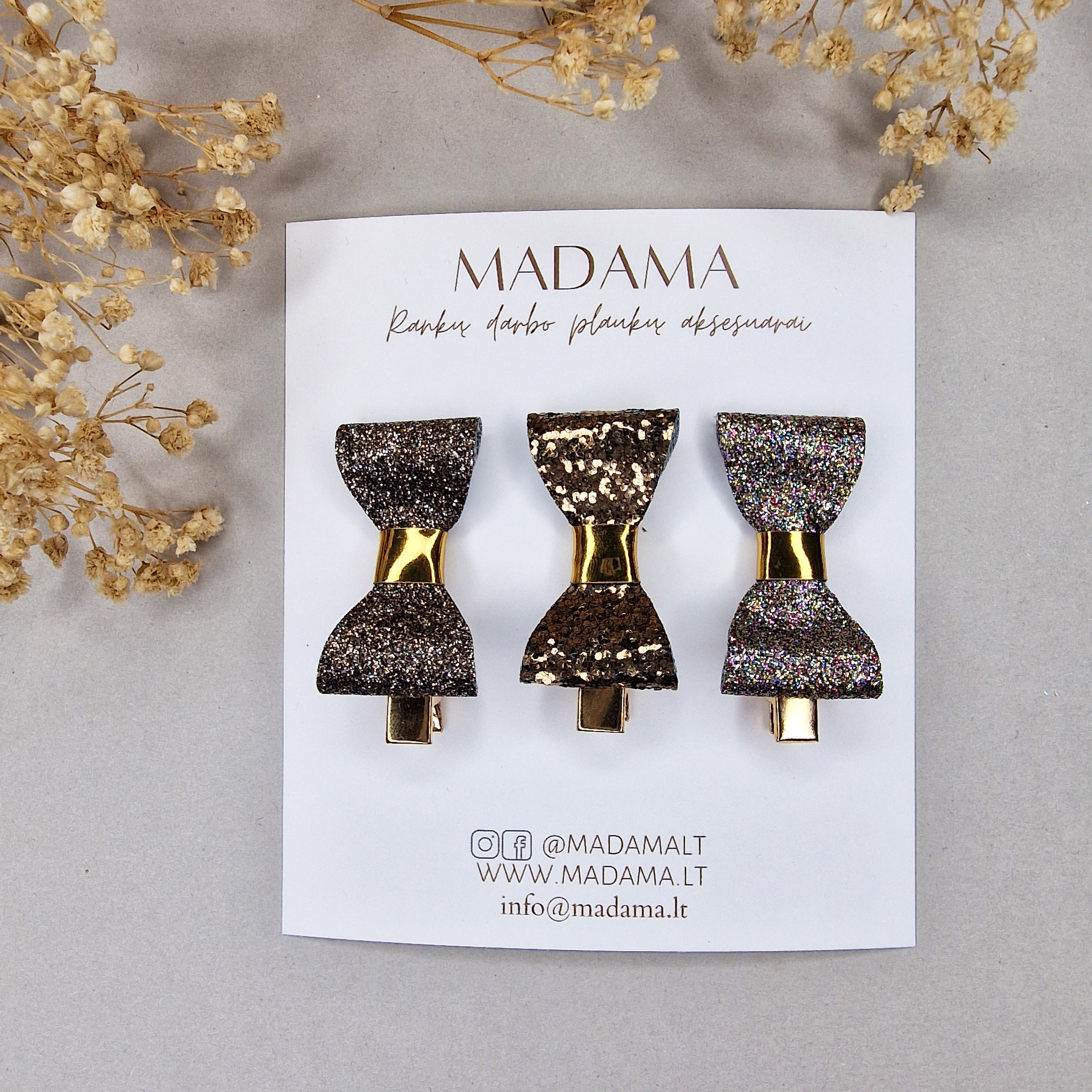 Plaukų Segtukai Kaspinėliai #417