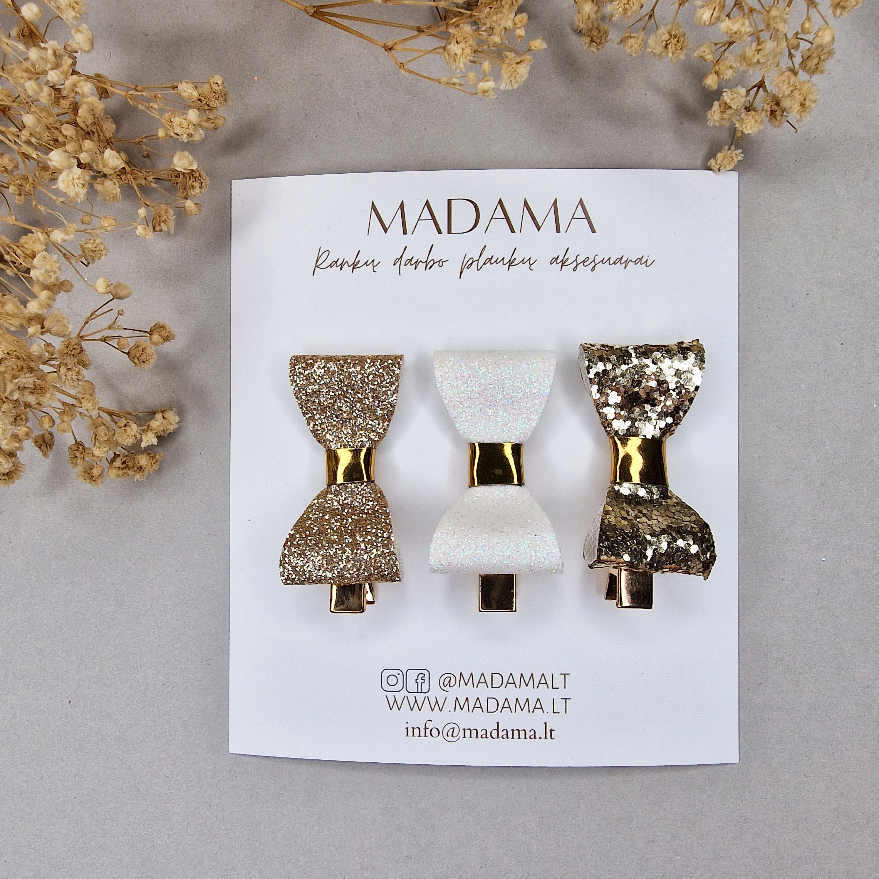 Plaukų Segtukai Kaspinėliai #418