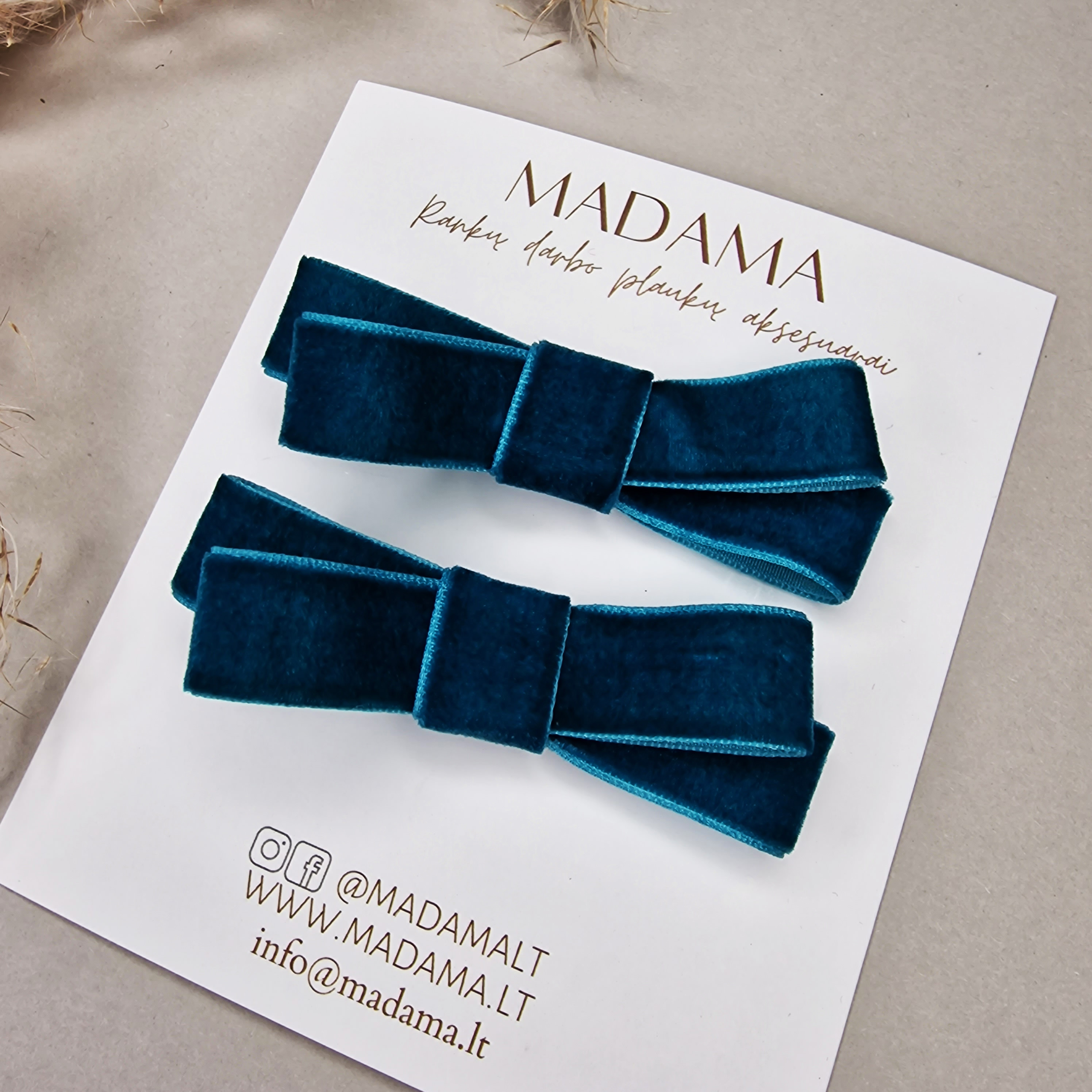 Aksominiai Segtukai, ELEKTRINĖ SPALVA 2vnt.