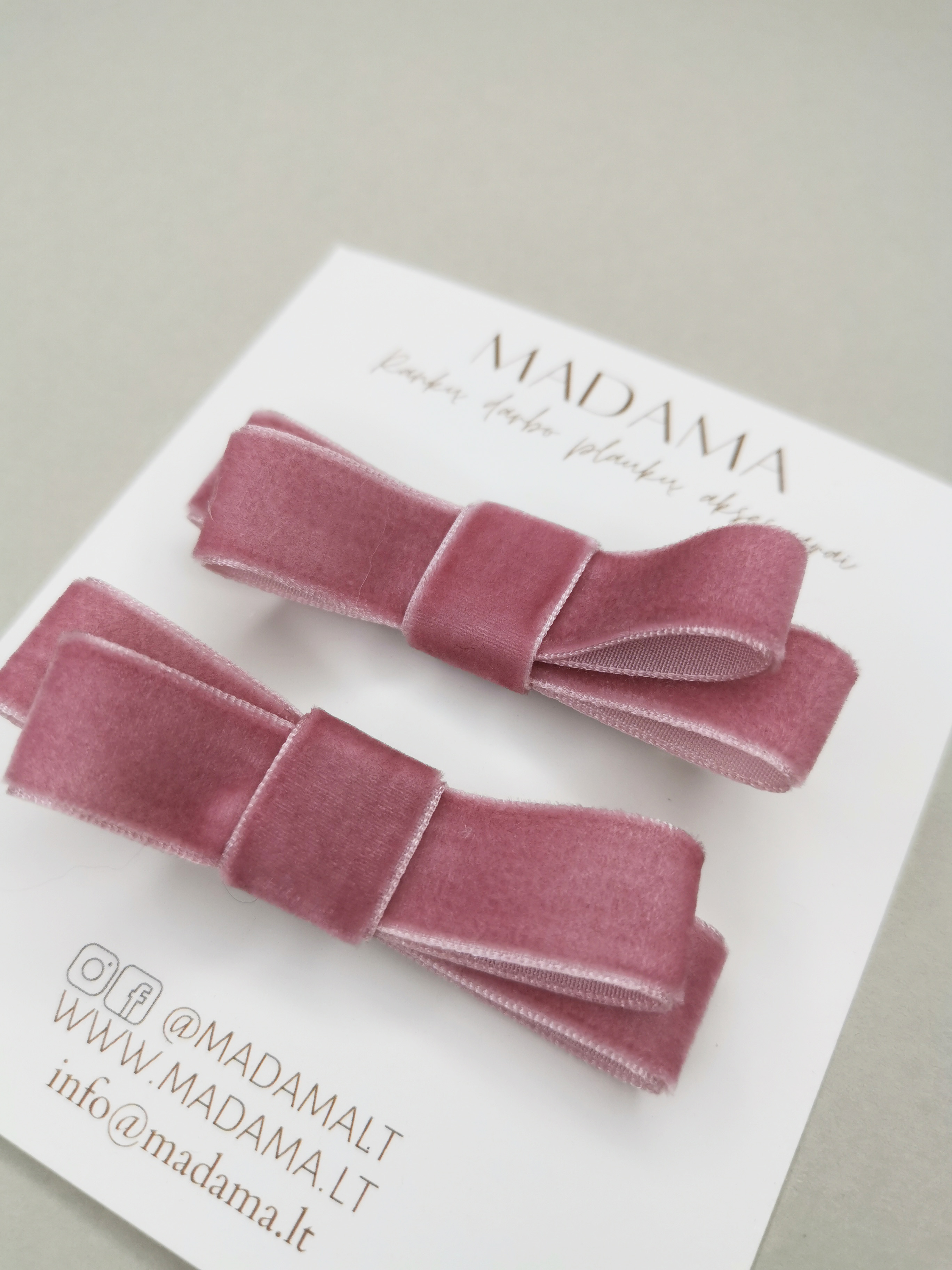 Aksominiai Segtukai, PELENŲ ROŽINĖ, 2vnt.