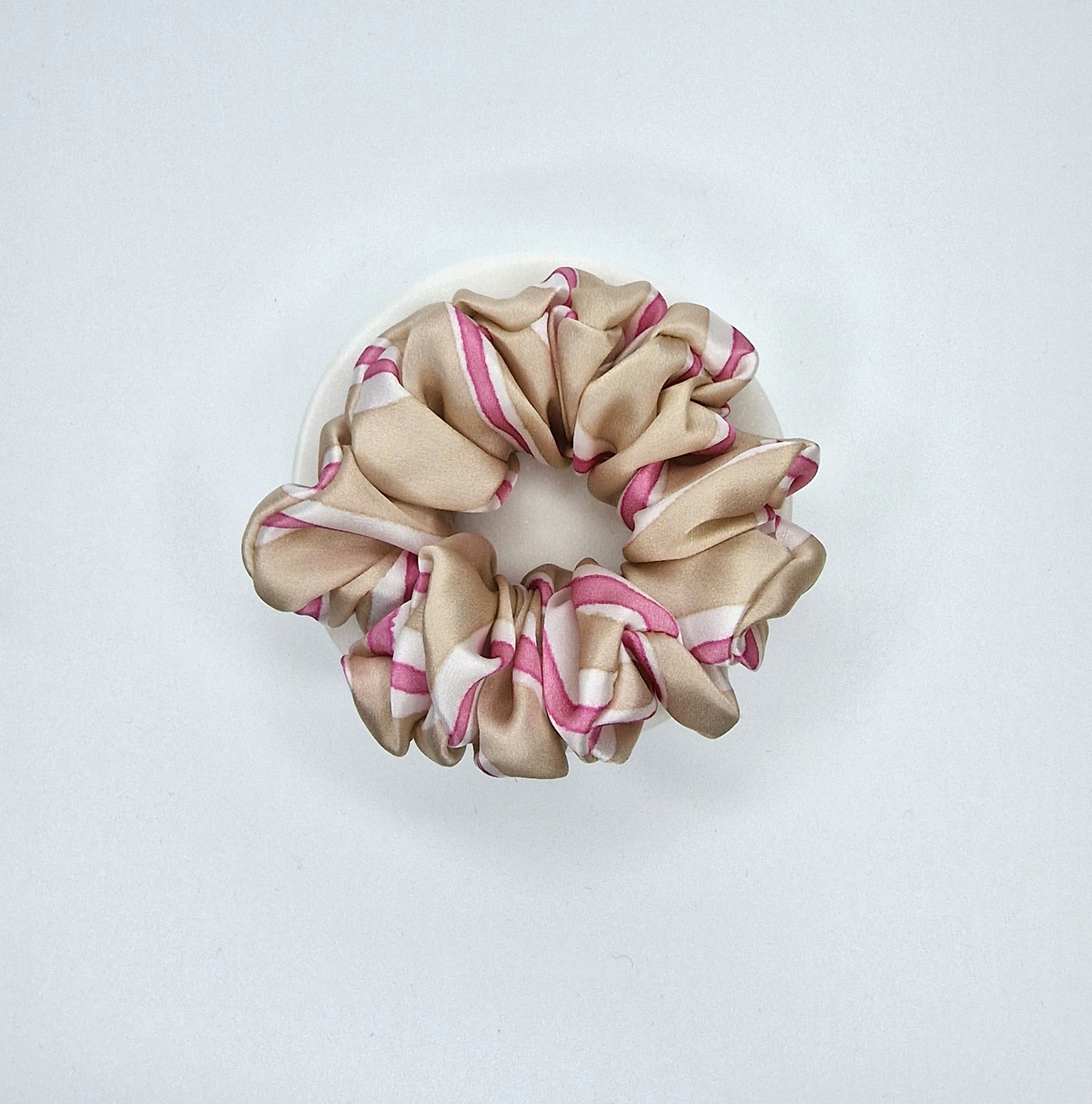 Cappuccino, Rožinė Dryžuota Šilkinė Gumytė