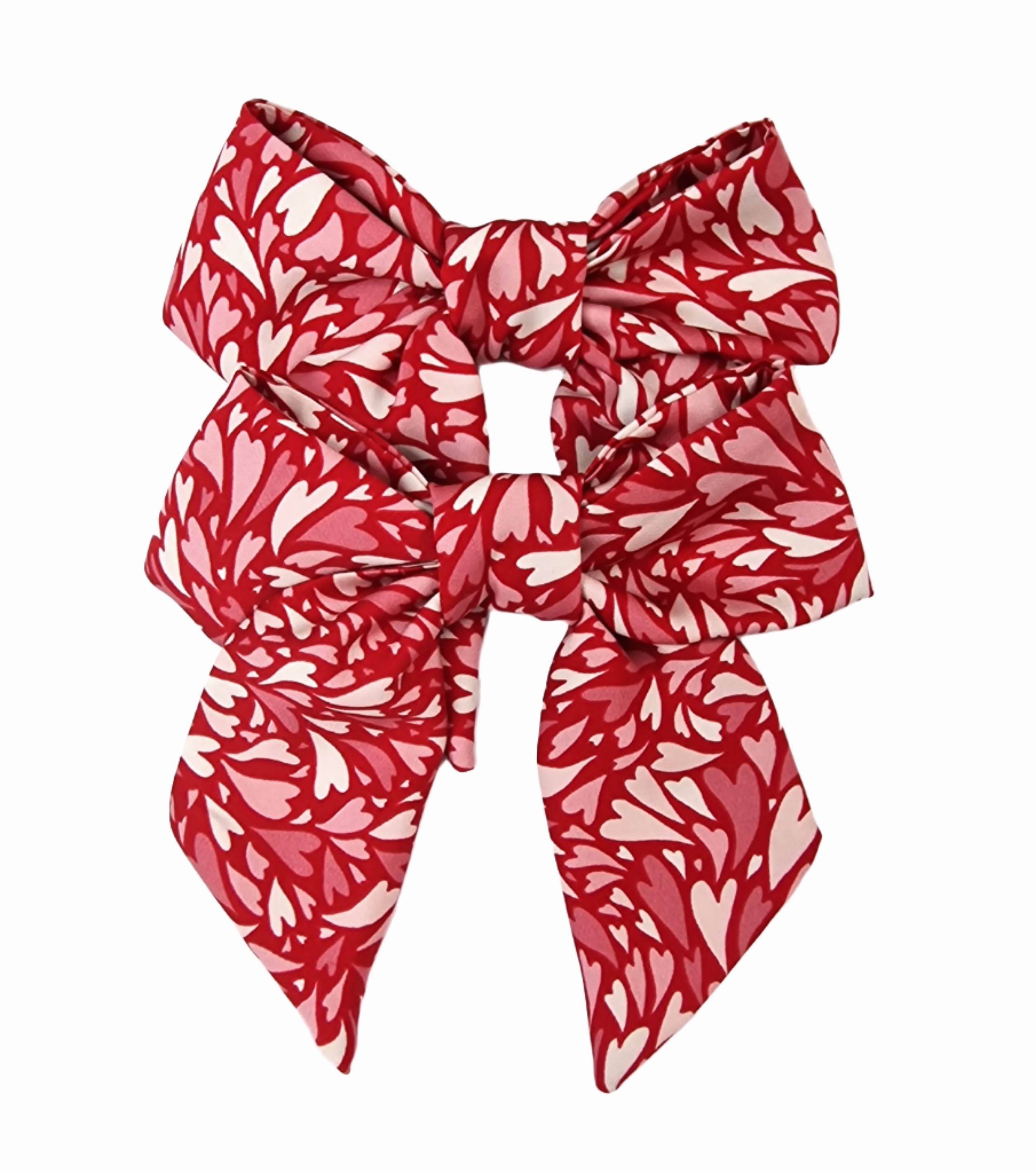 Raudonas Kaspinas Su Širdelėmis