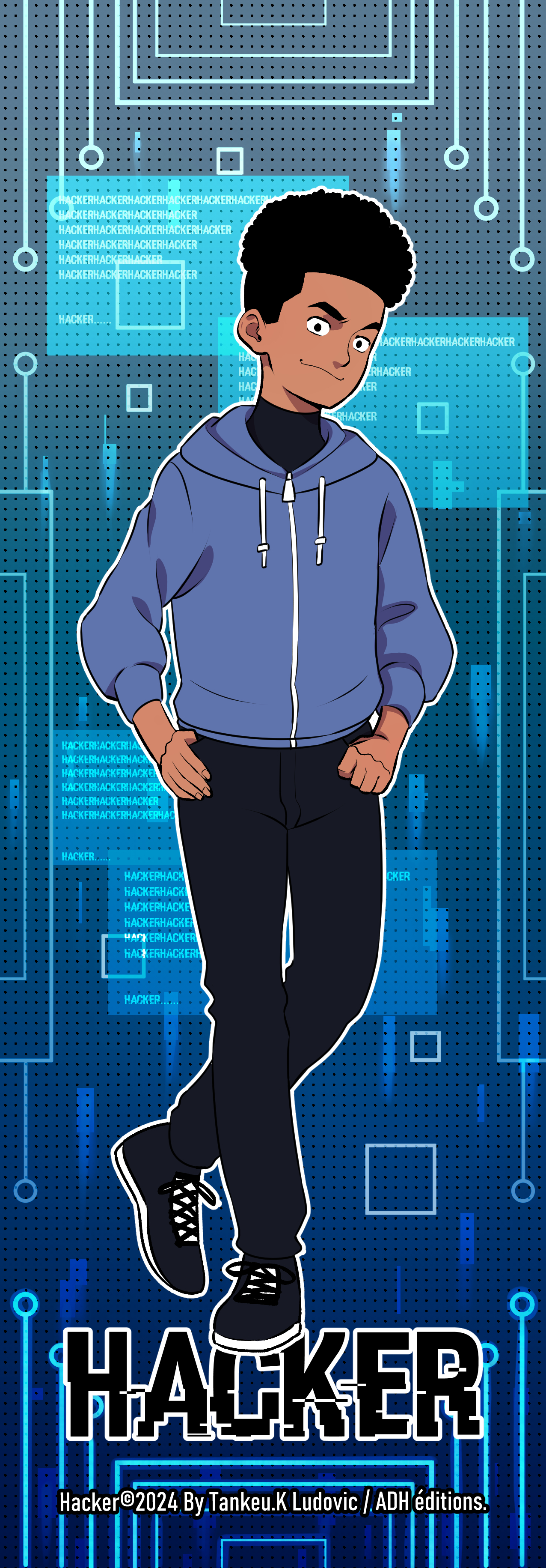 Marque Page HACKER "Evrad et Carla"