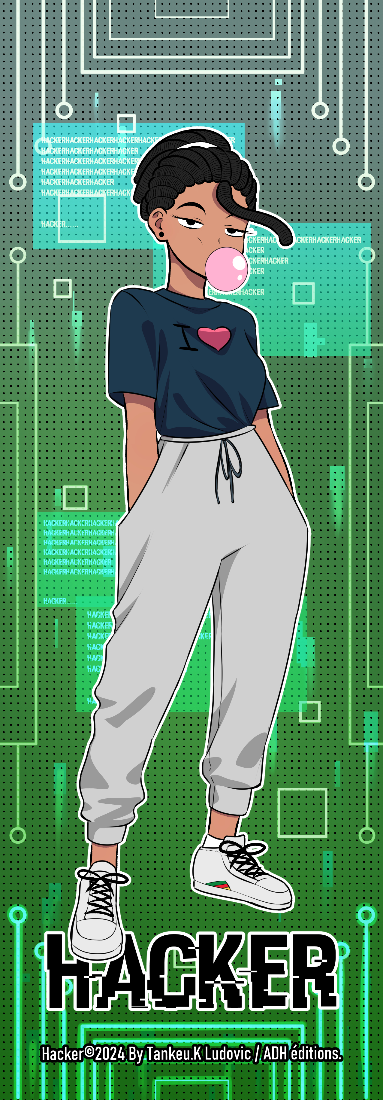 Marque Page HACKER "Evrad et Carla"