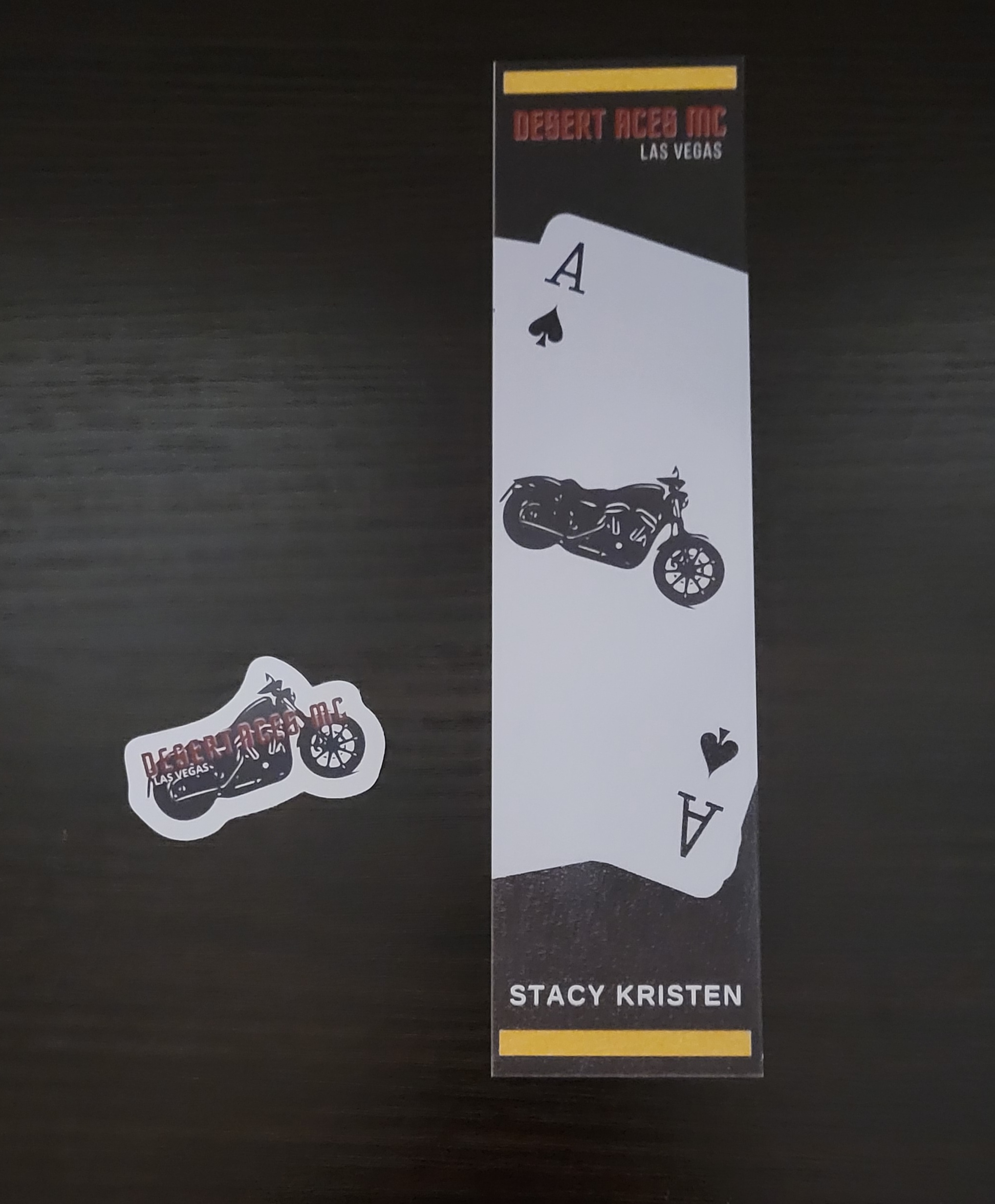 Desert Aces MC Sticker & Bookmark