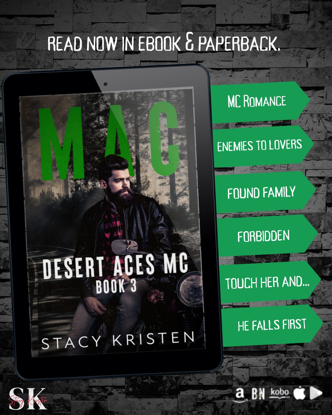 Mac Signed Paperback & Ebook Bundle (Desert Aces MC Book 3)