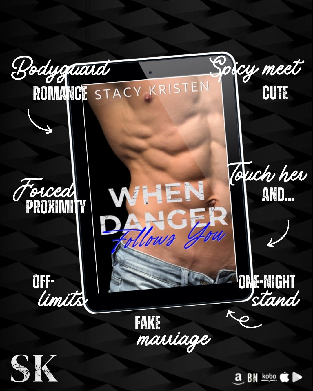 When Danger Follows You Signed Paperback & Ebook Bundle (St. James Security Book 2)